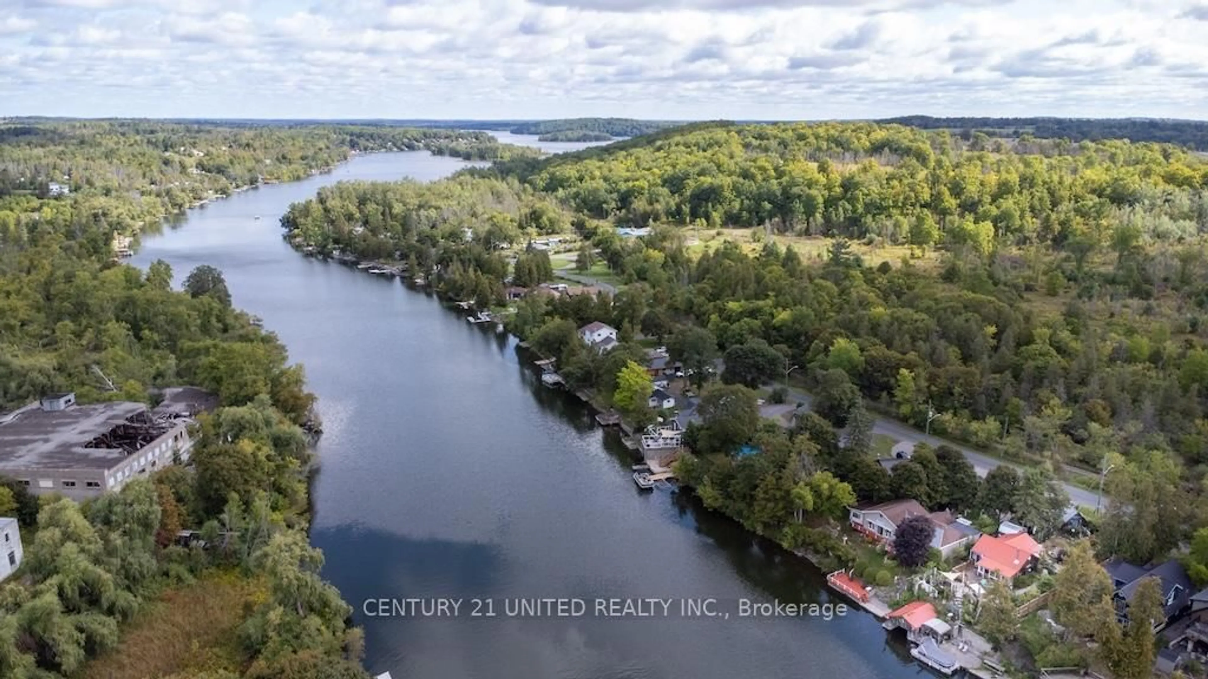 A pic from outside/outdoor area/front of a property/back of a property/a pic from drone, water/lake/river/ocean view for 63 Cedar Dr, Trent Hills Ontario K0L 1Y0