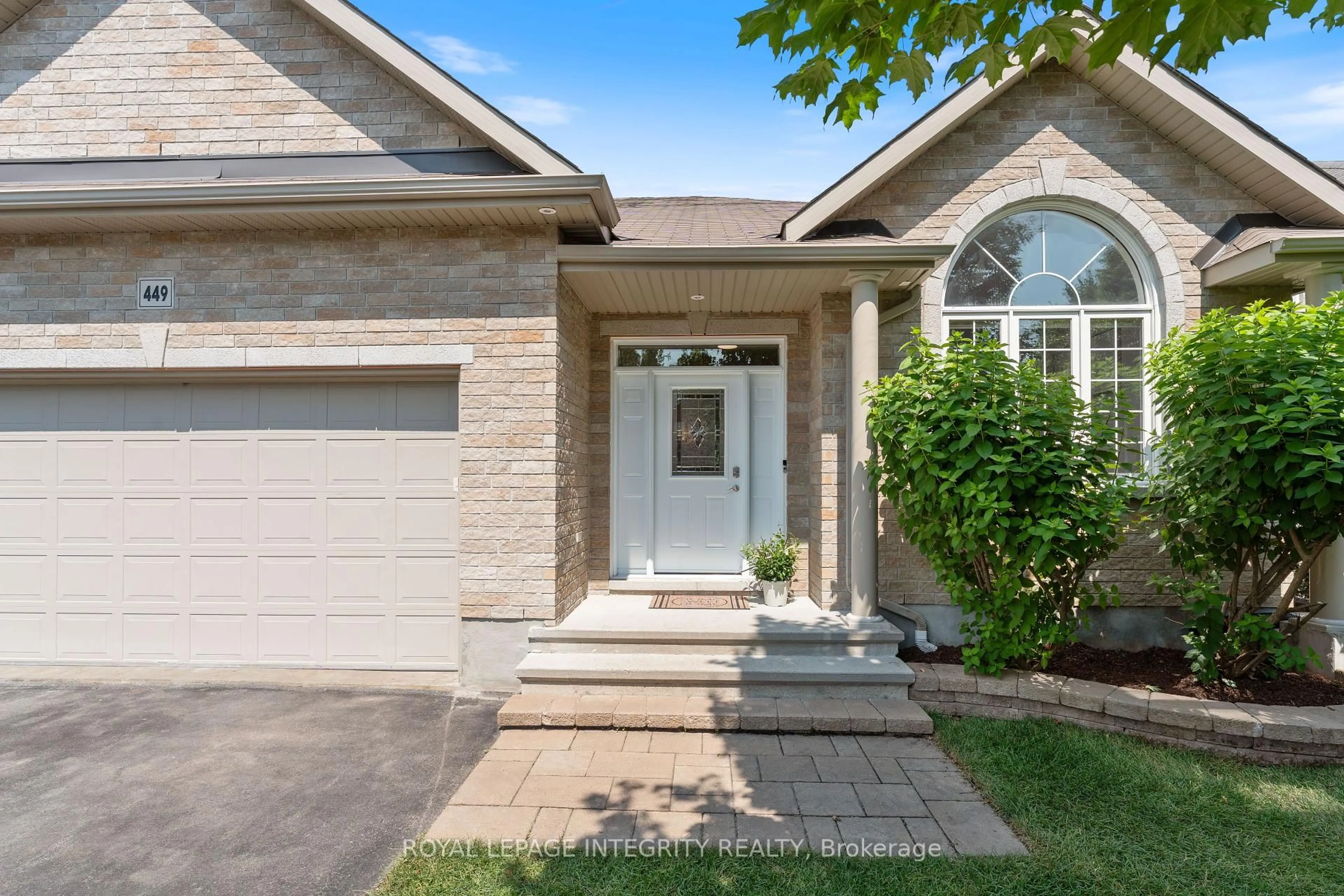 Home with brick exterior material, street for 449 Landswood Way, Ottawa Ontario K2S 0A4