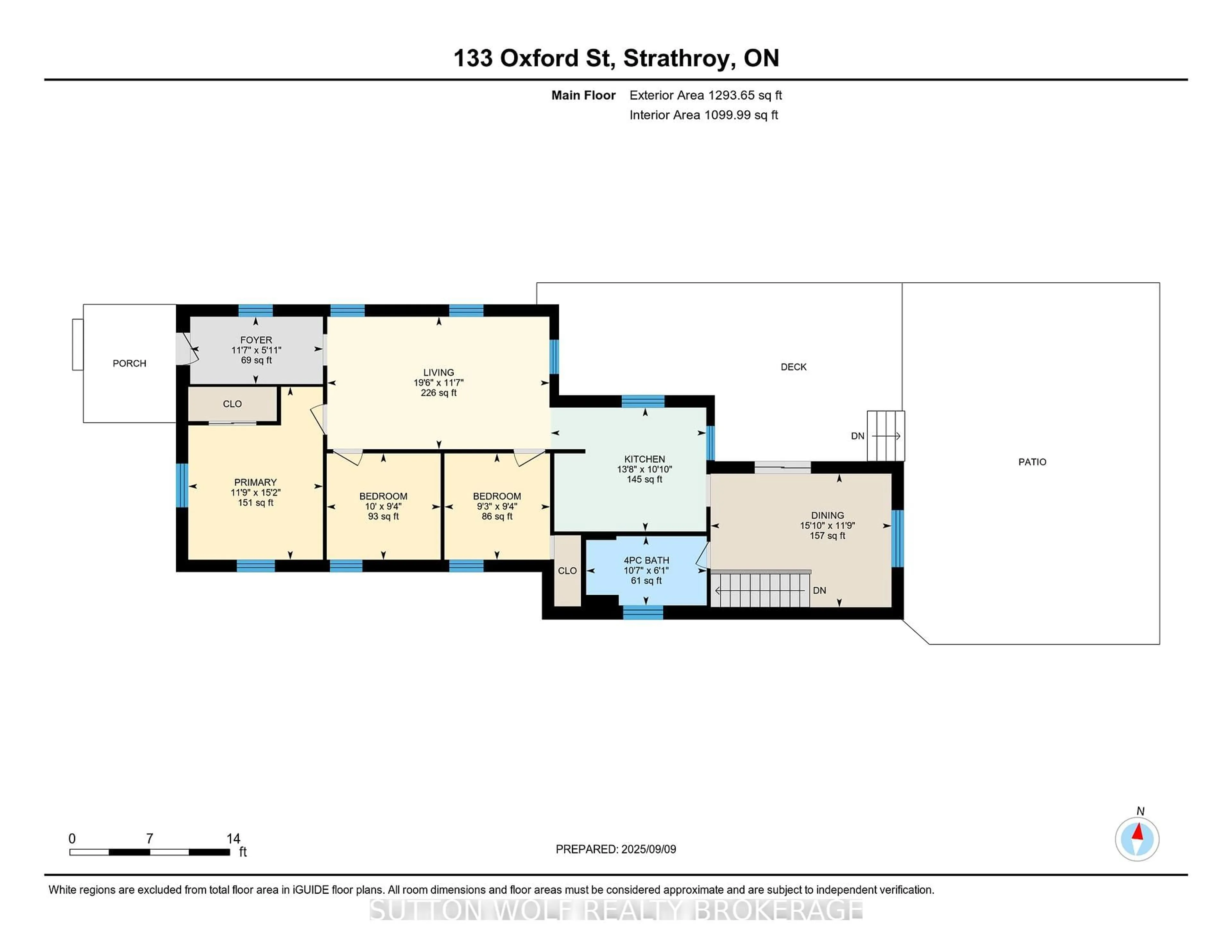 Floor plan for 133 Oxford St, Strathroy-Caradoc Ontario N7G 3A6