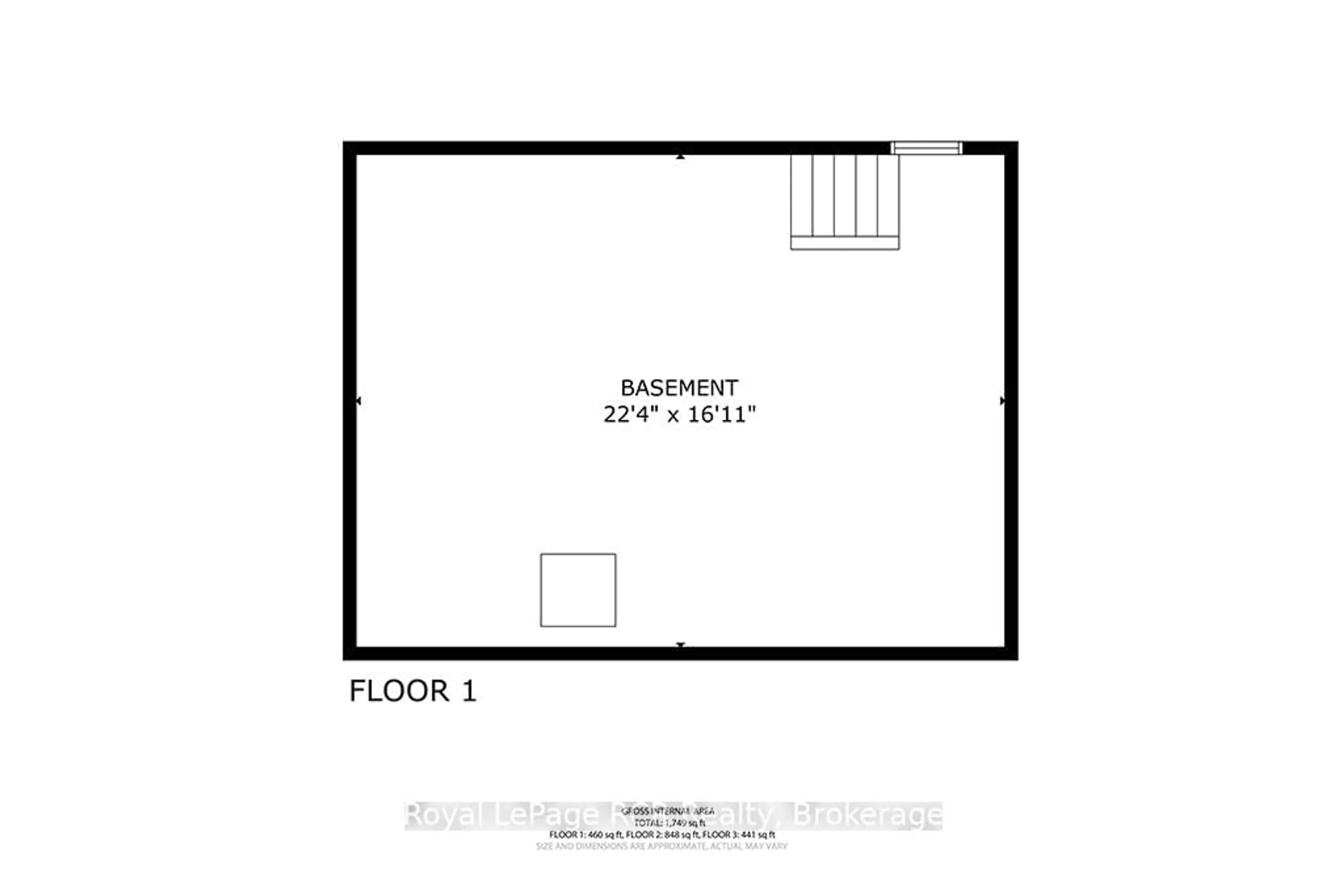 Floor plan for 524 Scott St, South Bruce Peninsula Ontario N0H 2T0