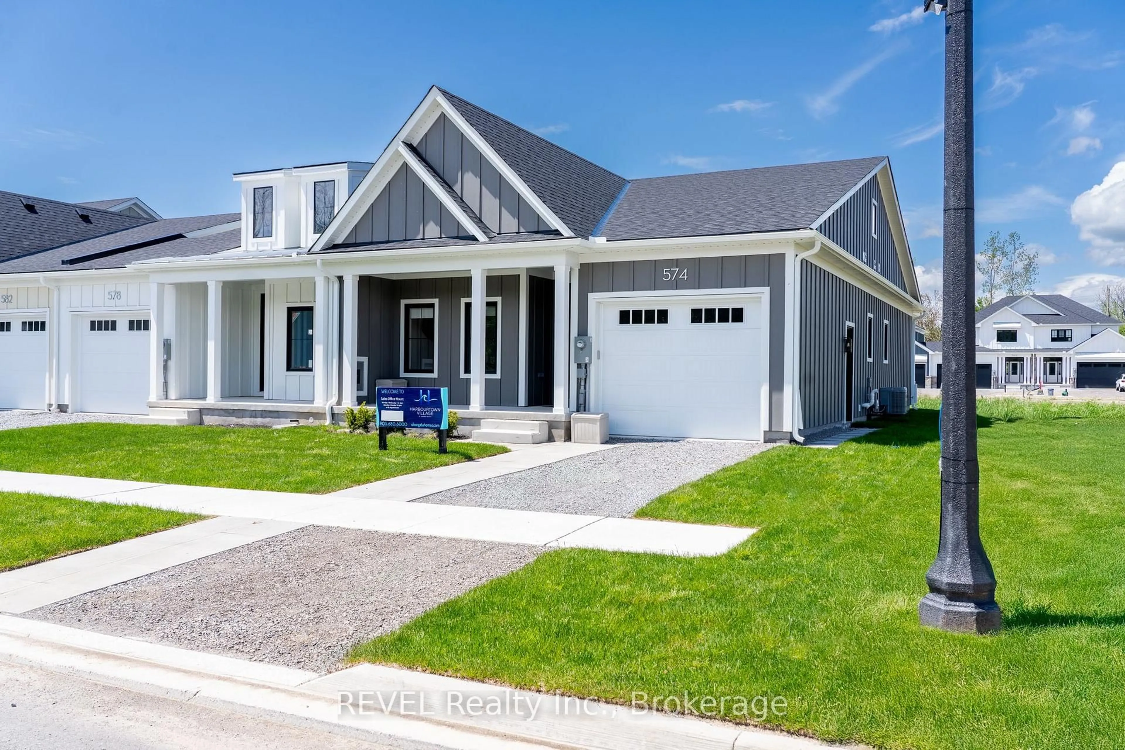 Home with vinyl exterior material, street for 70F Seneca Dr, Fort Erie Ontario L2A 1C2