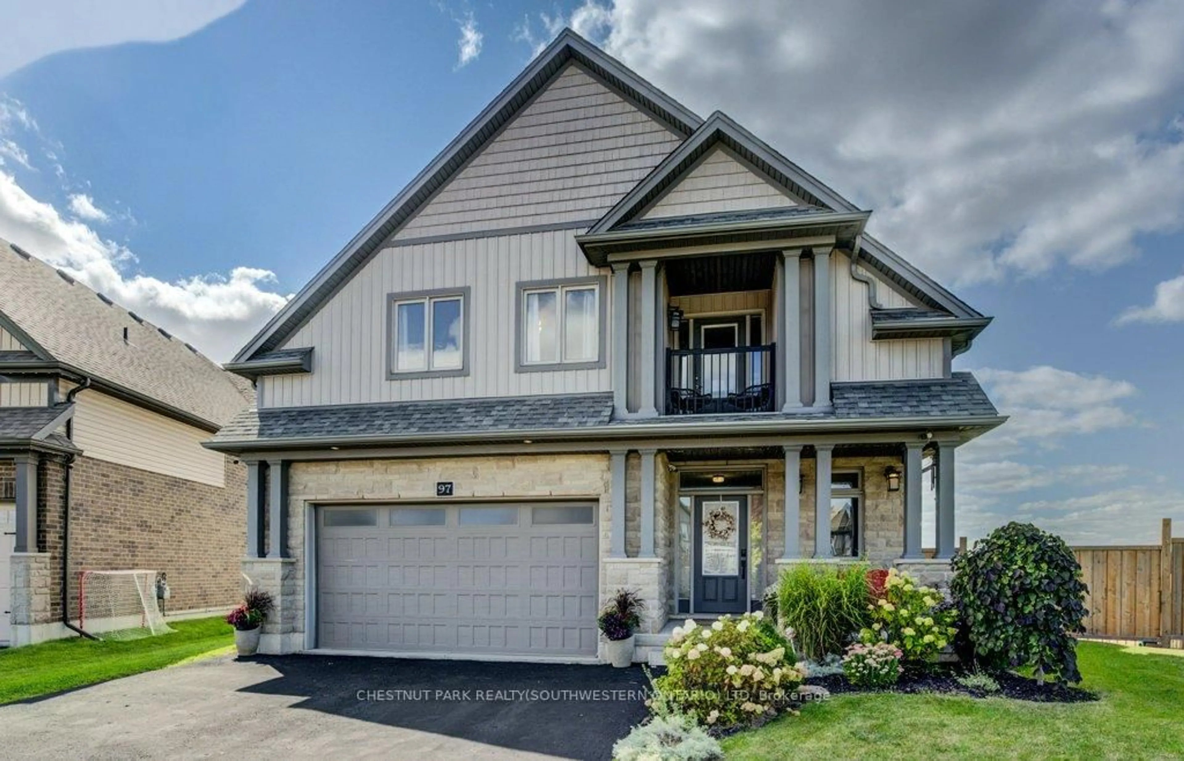 Home with vinyl exterior material, street for 97 Michael Myers Rd, Wilmot Ontario N3A 0E1
