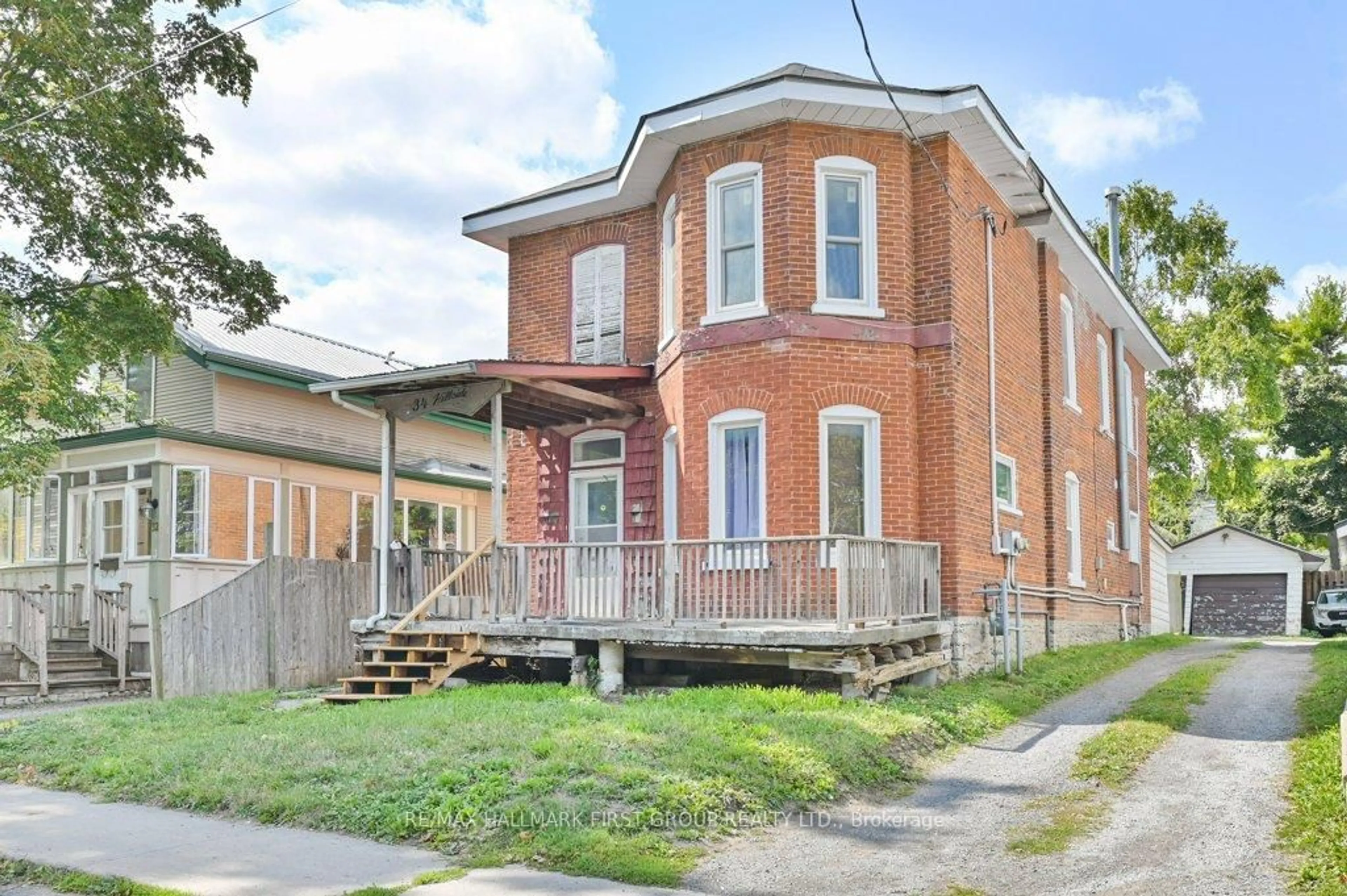 Home with brick exterior material, street for 34 Hillside St, Belleville Ontario K8P 3R9