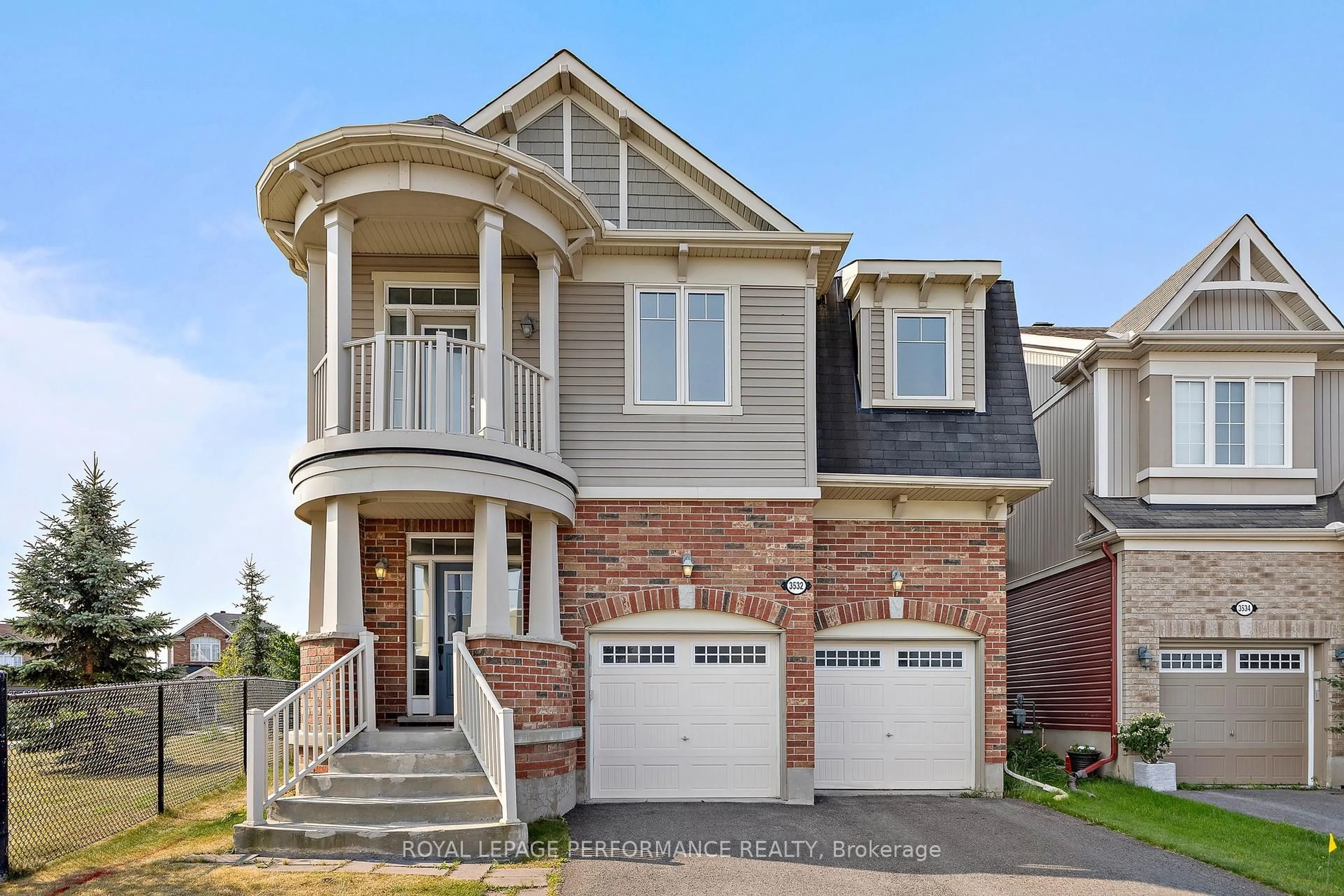Home with brick exterior material, street for 3532 River Run Ave, Ottawa Ontario K2J 3V5