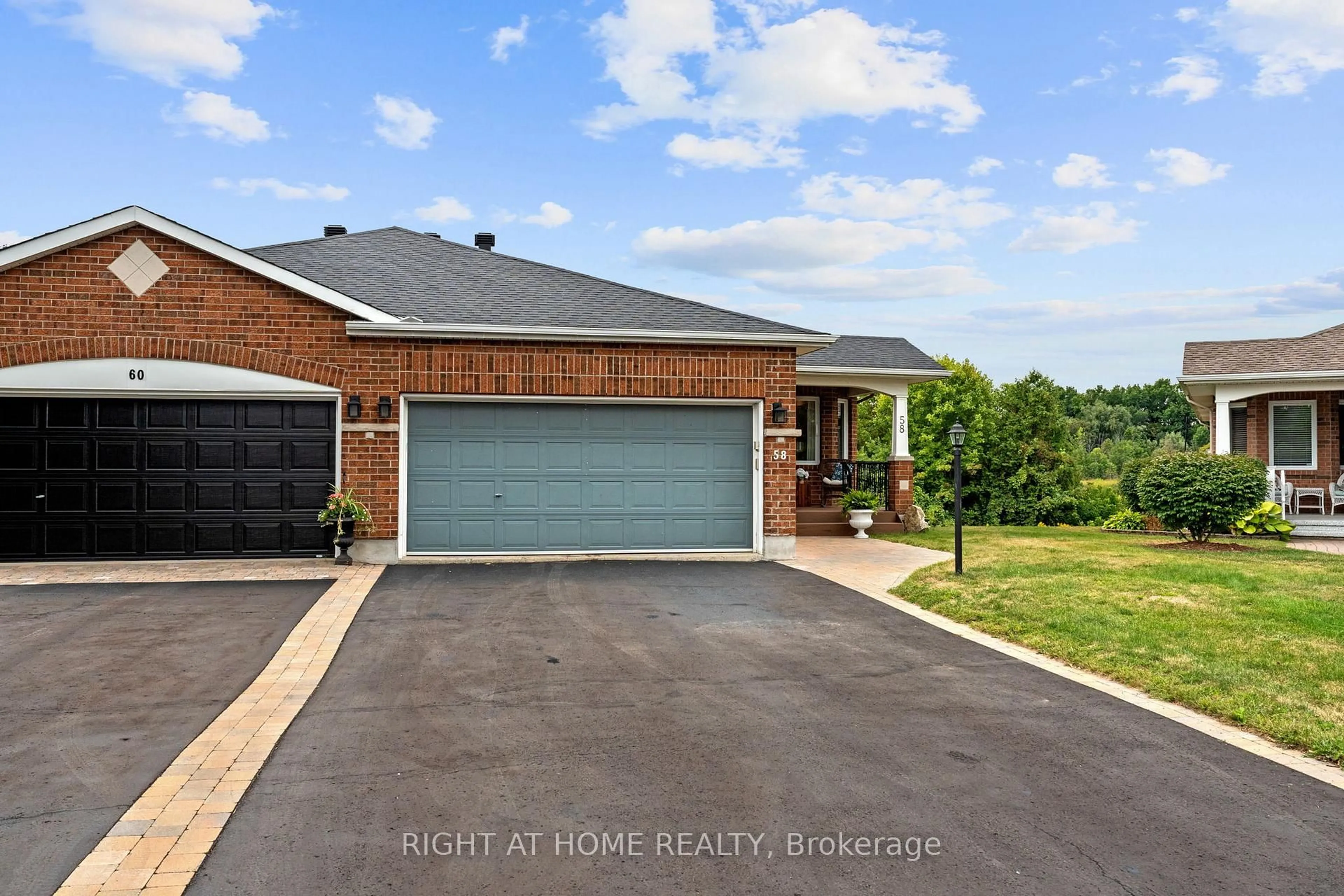 Home with brick exterior material, water/lake/river/ocean view for 58 AMBERLAKES Dr, Ottawa Ontario K2S 2A2