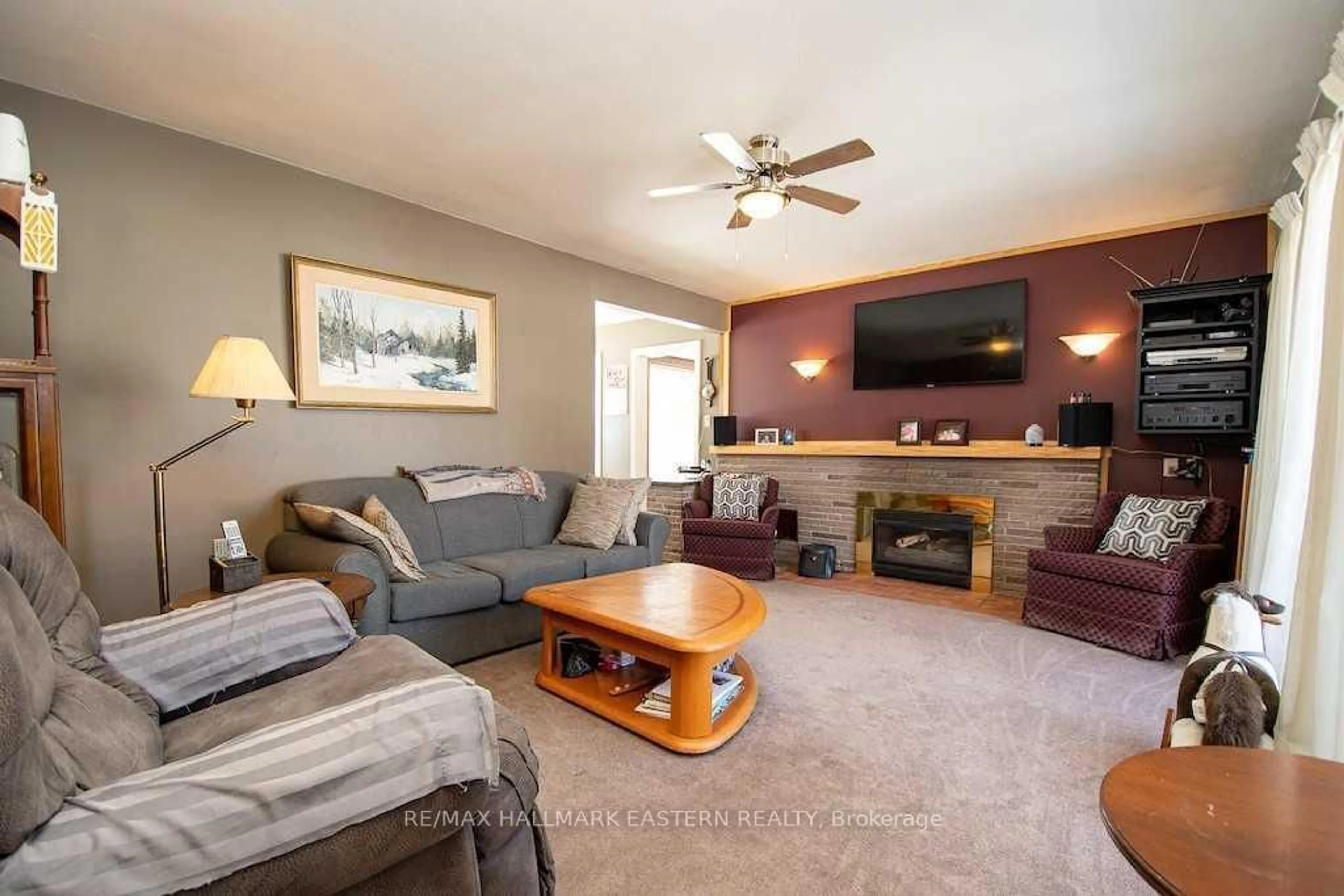 Living room with furniture, unknown for 1032 East Communication Rd, Selwyn Ontario K0L 1H0