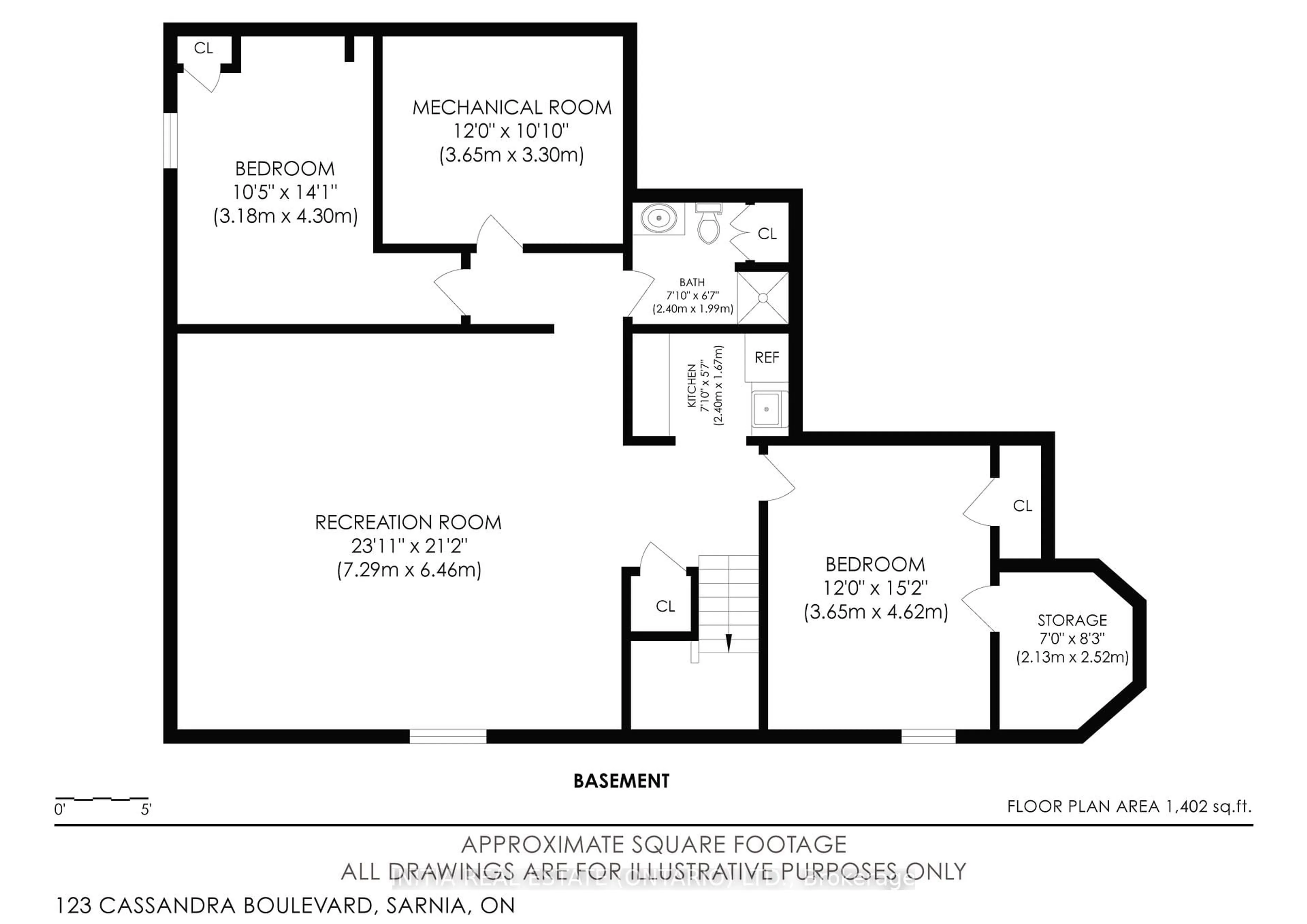 Floor plan for 123 Cassandra Blvd, Sarnia Ontario N7S 6N1