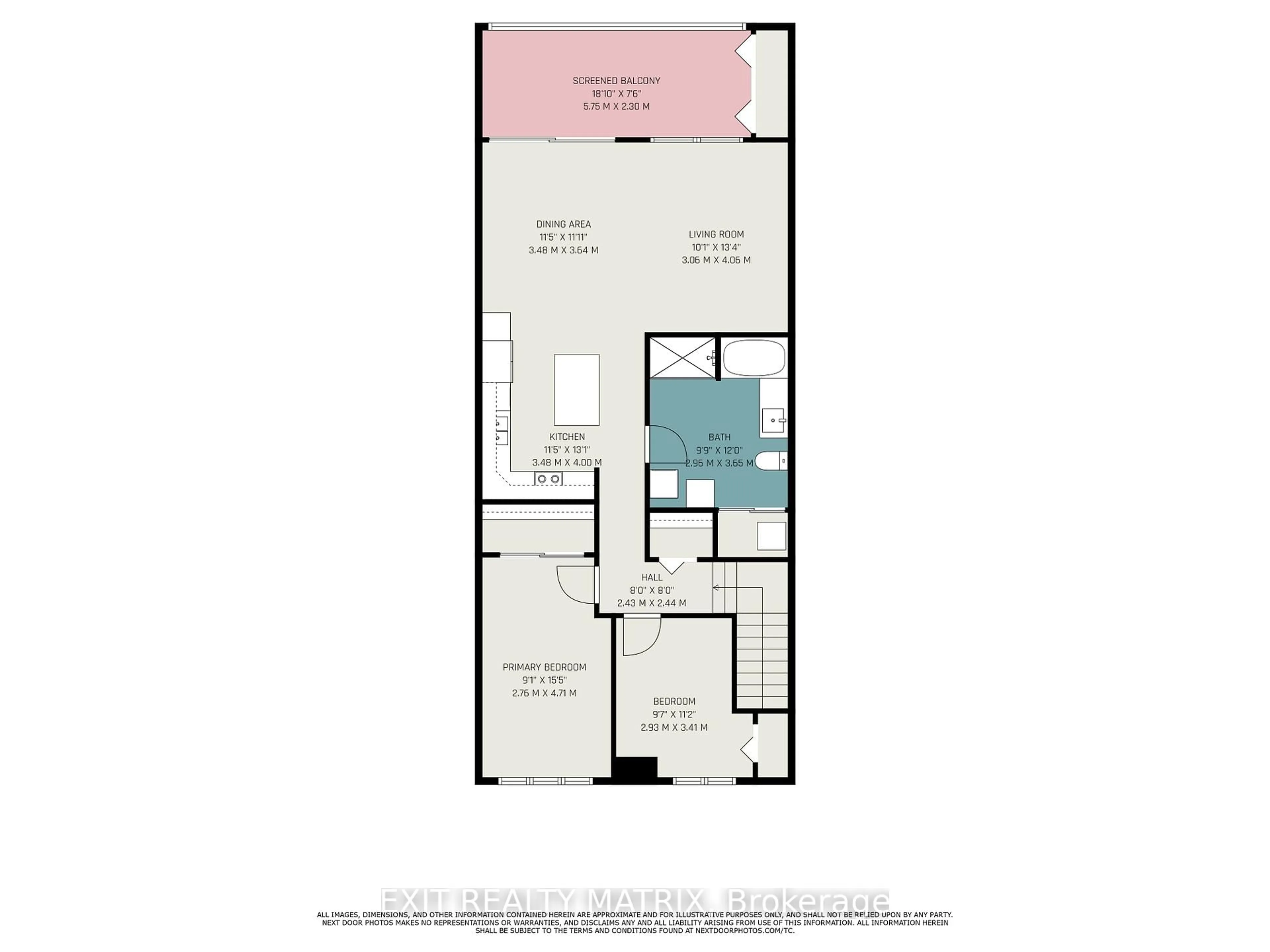 Floor plan for 83 St Moritz Terr #210, Russell Ontario K0A 1W0
