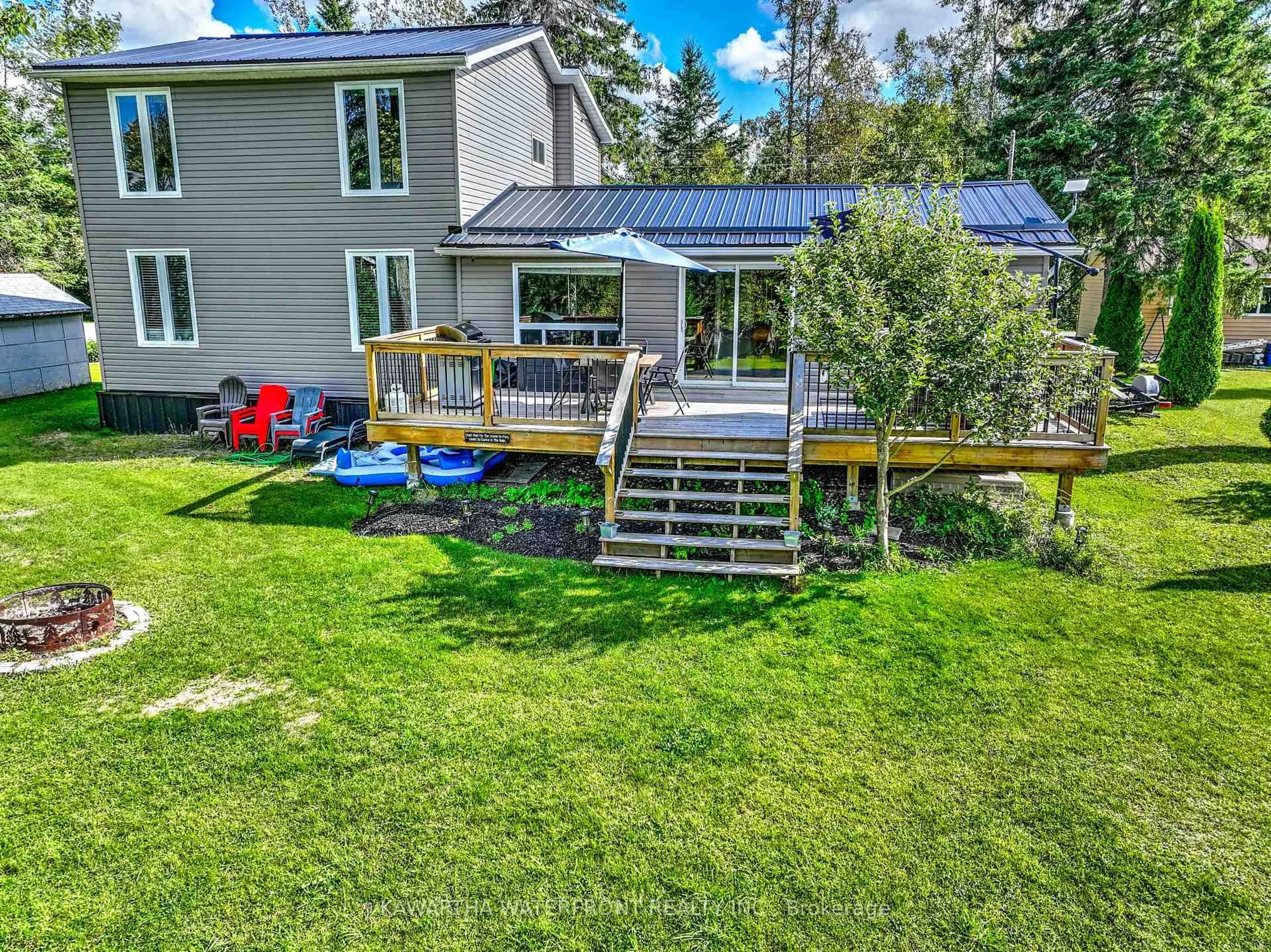 A pic from outside/outdoor area/front of a property/back of a property/a pic from drone, unknown for 90 Kozy Kove Rd, Kawartha Lakes Ontario K0M 1C0