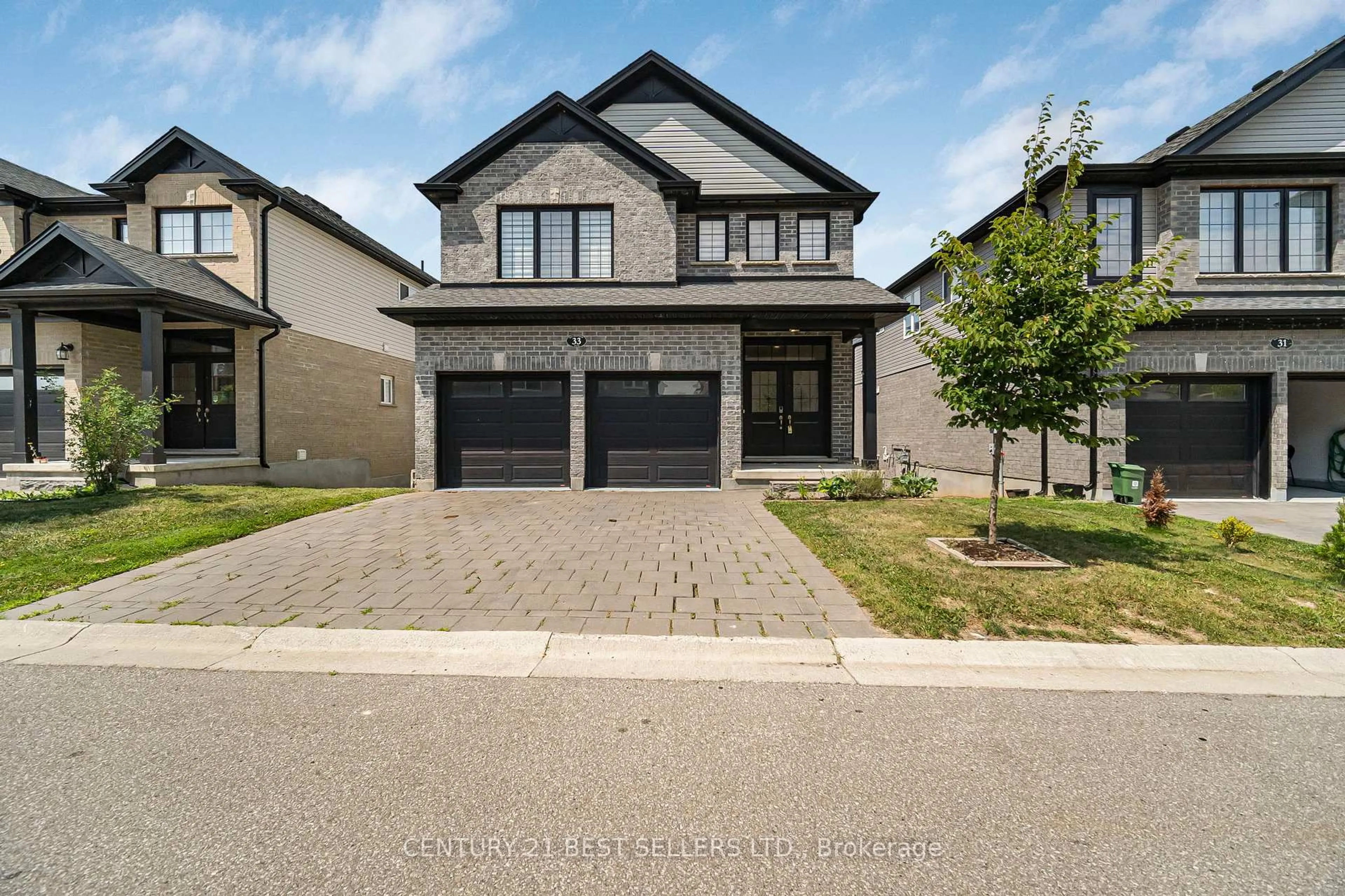 Home with brick exterior material, street for 2619 Sheffield Blvd #33, London South Ontario N6M 0G4