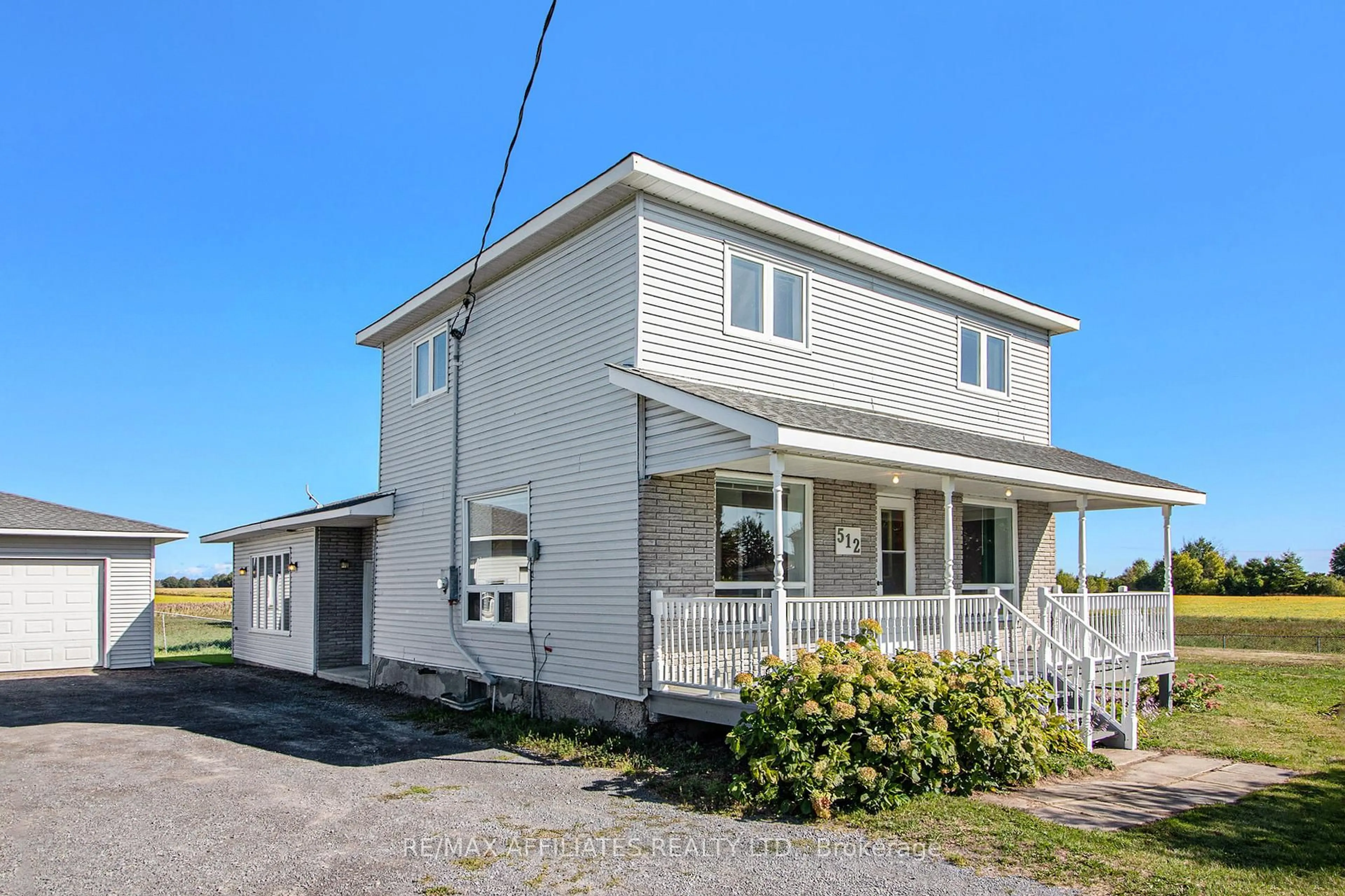 A pic from outside/outdoor area/front of a property/back of a property/a pic from drone, building for 512 Route 600, Casselman Ontario K0A 1M0
