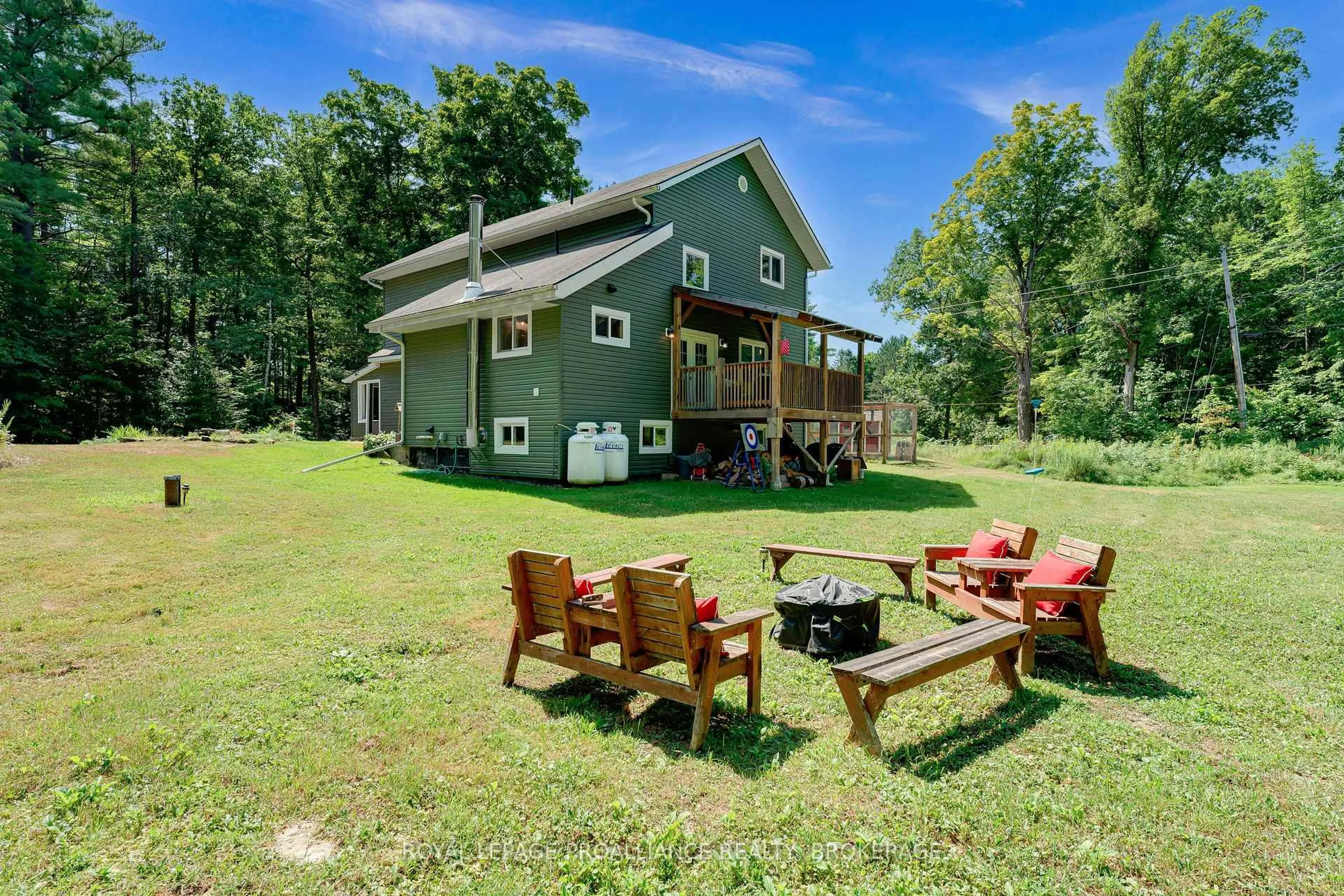 Patio, water/lake/river/ocean view for 6507 Craig Rd, Verona Ontario K0H 2W0