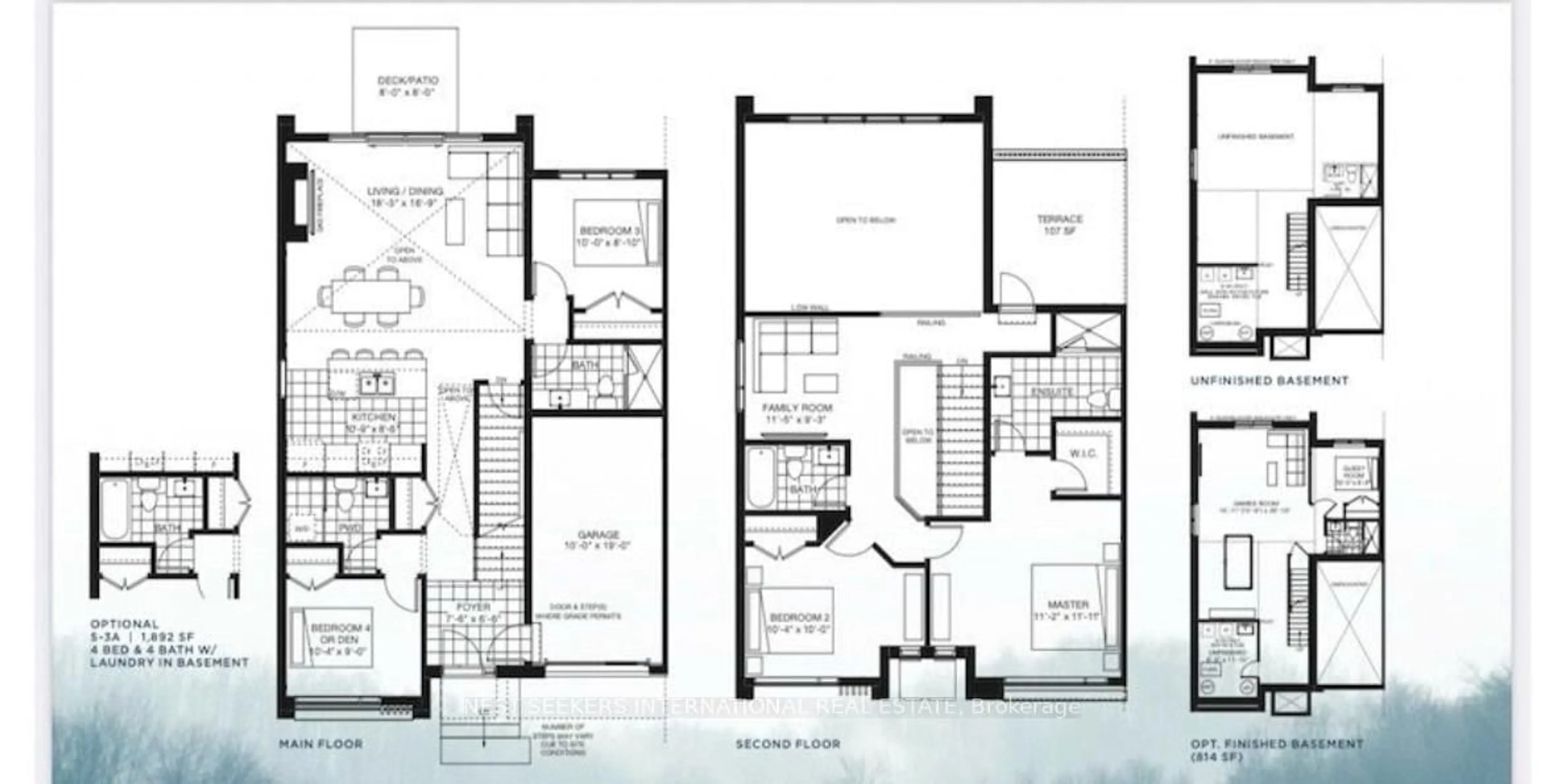 Floor plan for 188 Stoneleigh Dr #S3A, Blue Mountains Ontario L9Y 5T9