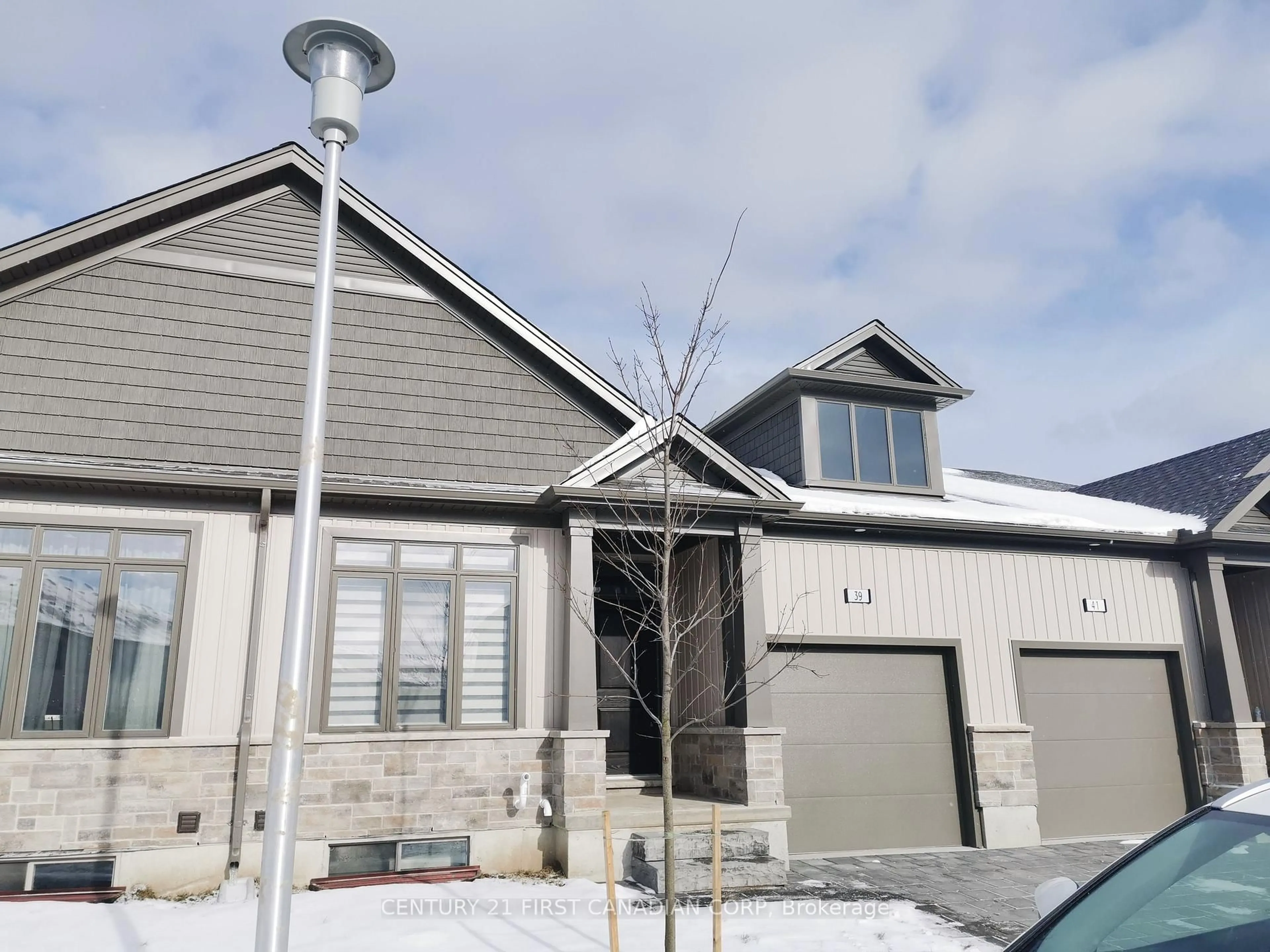 Home with vinyl exterior material, street for 745 Chelton Rd #39, London South Ontario N6M 0A2