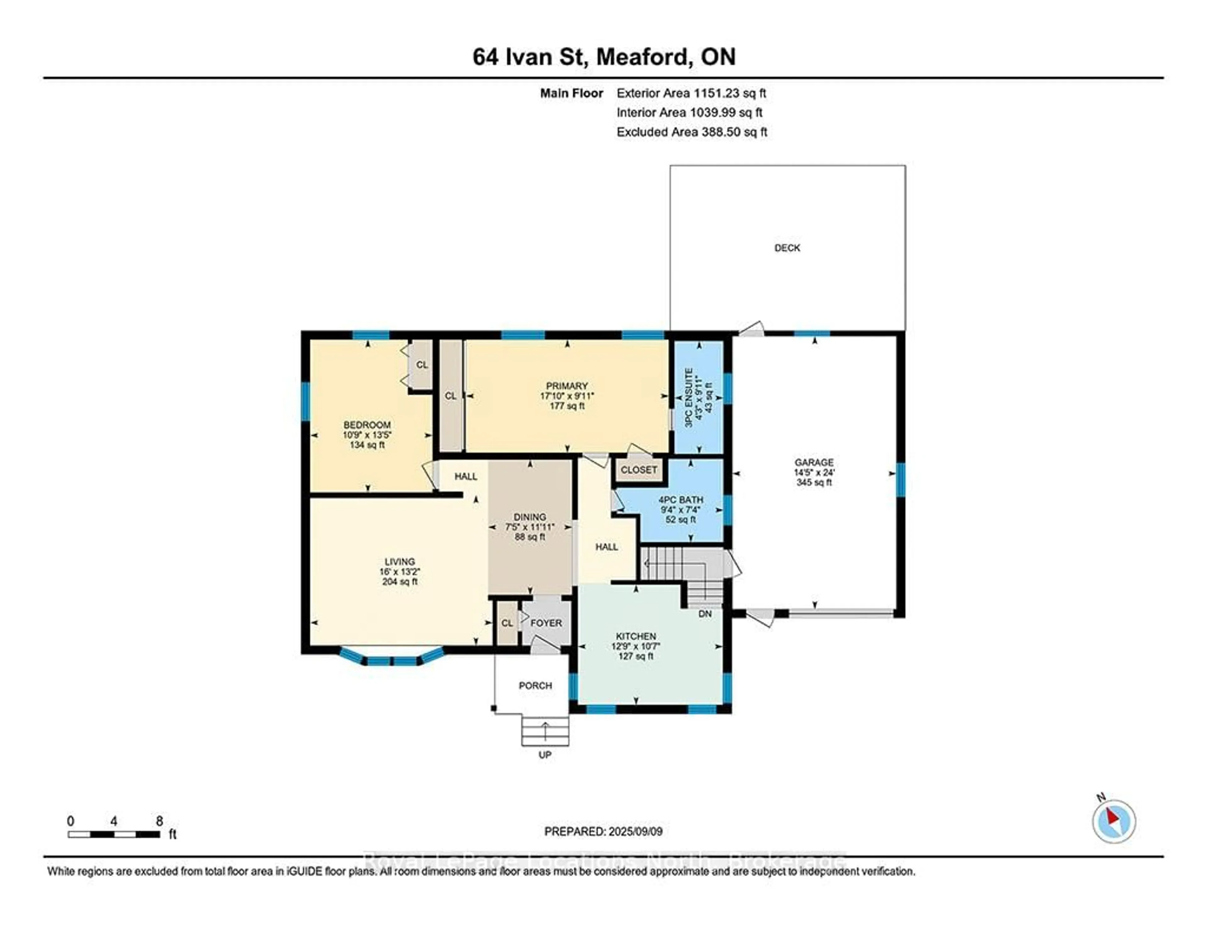 Floor plan for 64 Ivan St, Meaford Ontario N4L 1C8