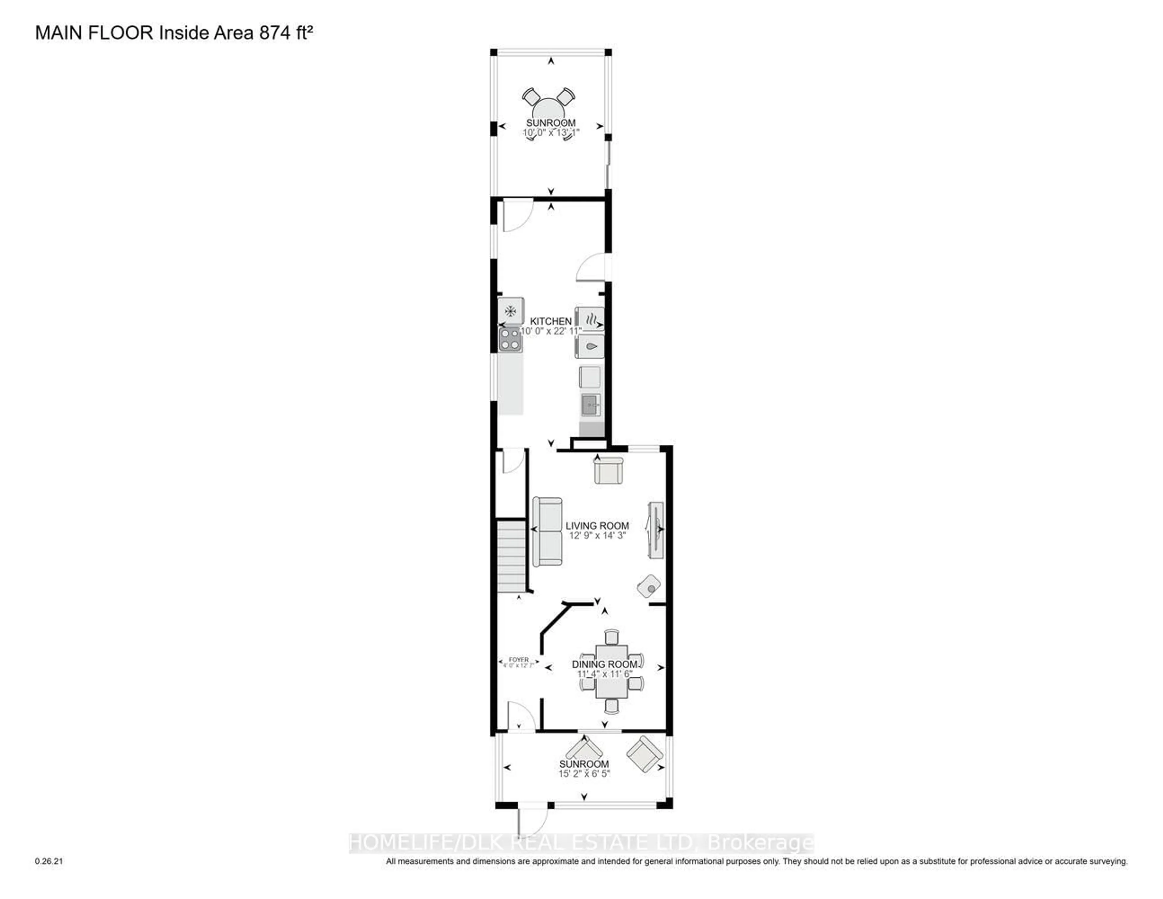Floor plan for 182 Pearl St, Brockville Ontario K6V 4C8