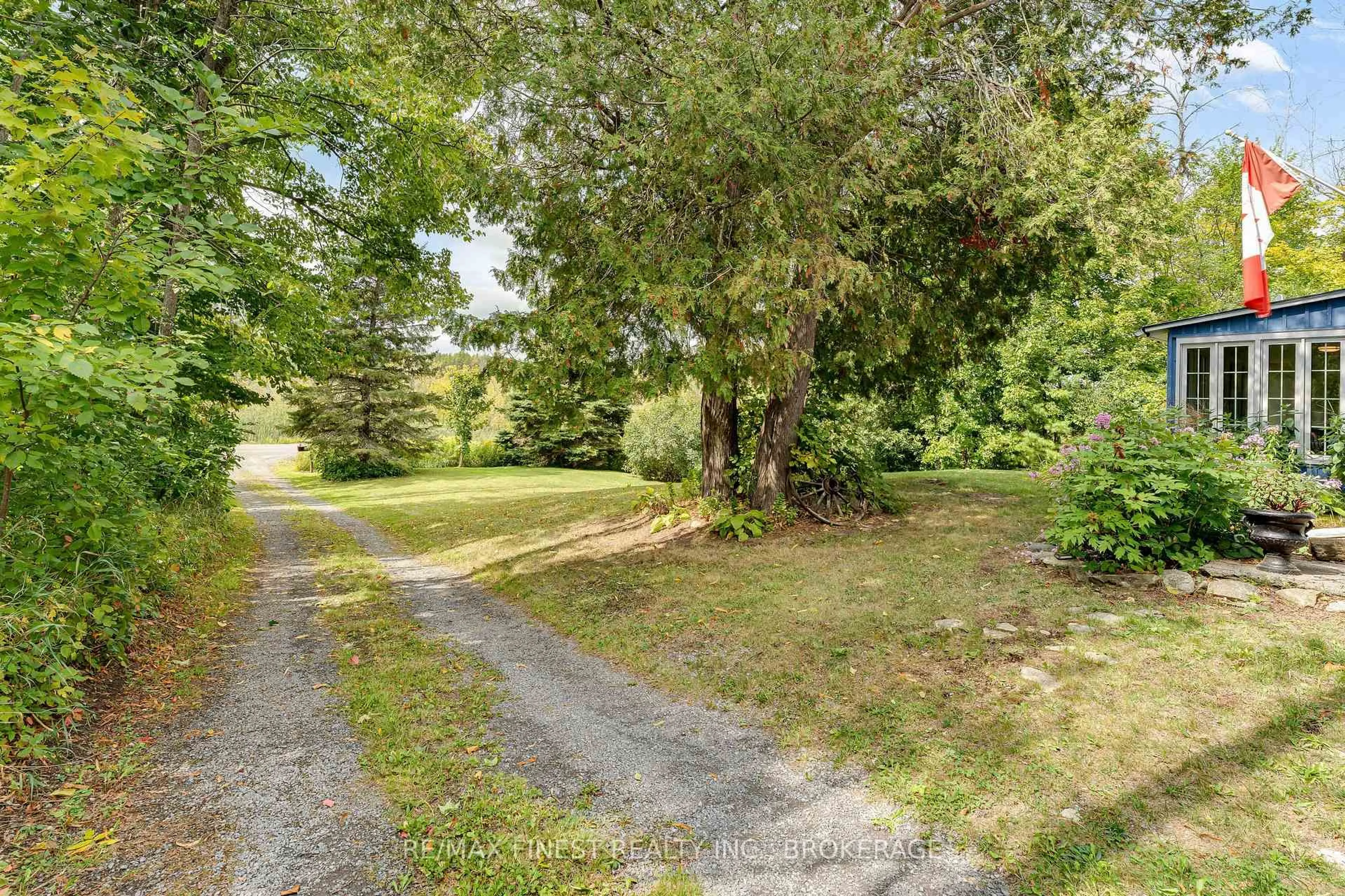 A pic from outside/outdoor area/front of a property/back of a property/a pic from drone, forest/trees view for 2707 County Road 27 Rd, Kaladar Ontario K0K 1Z0