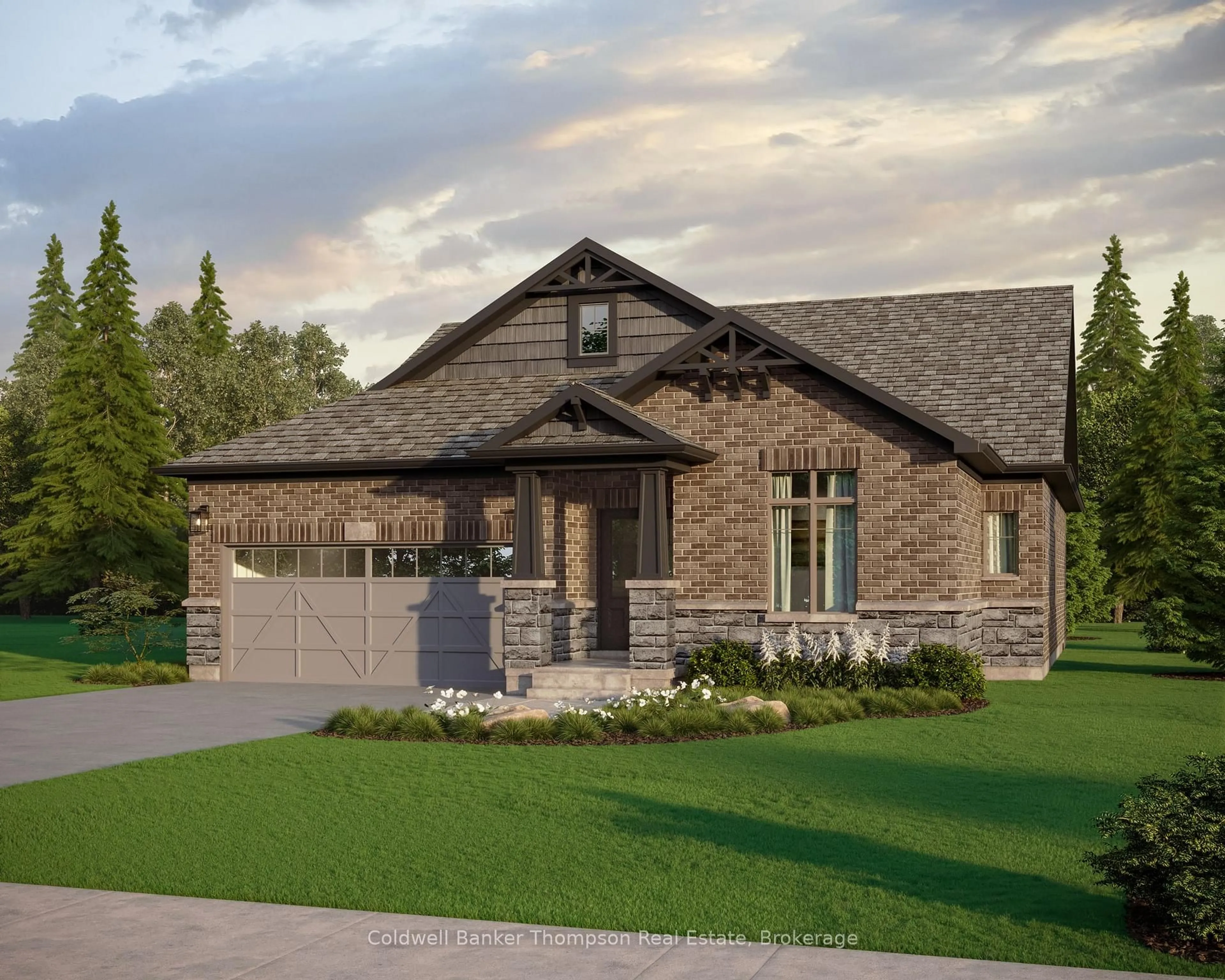 Home with brick exterior material, street for 19 Charles Morley Blvd, Huntsville Ontario P1H 0G5