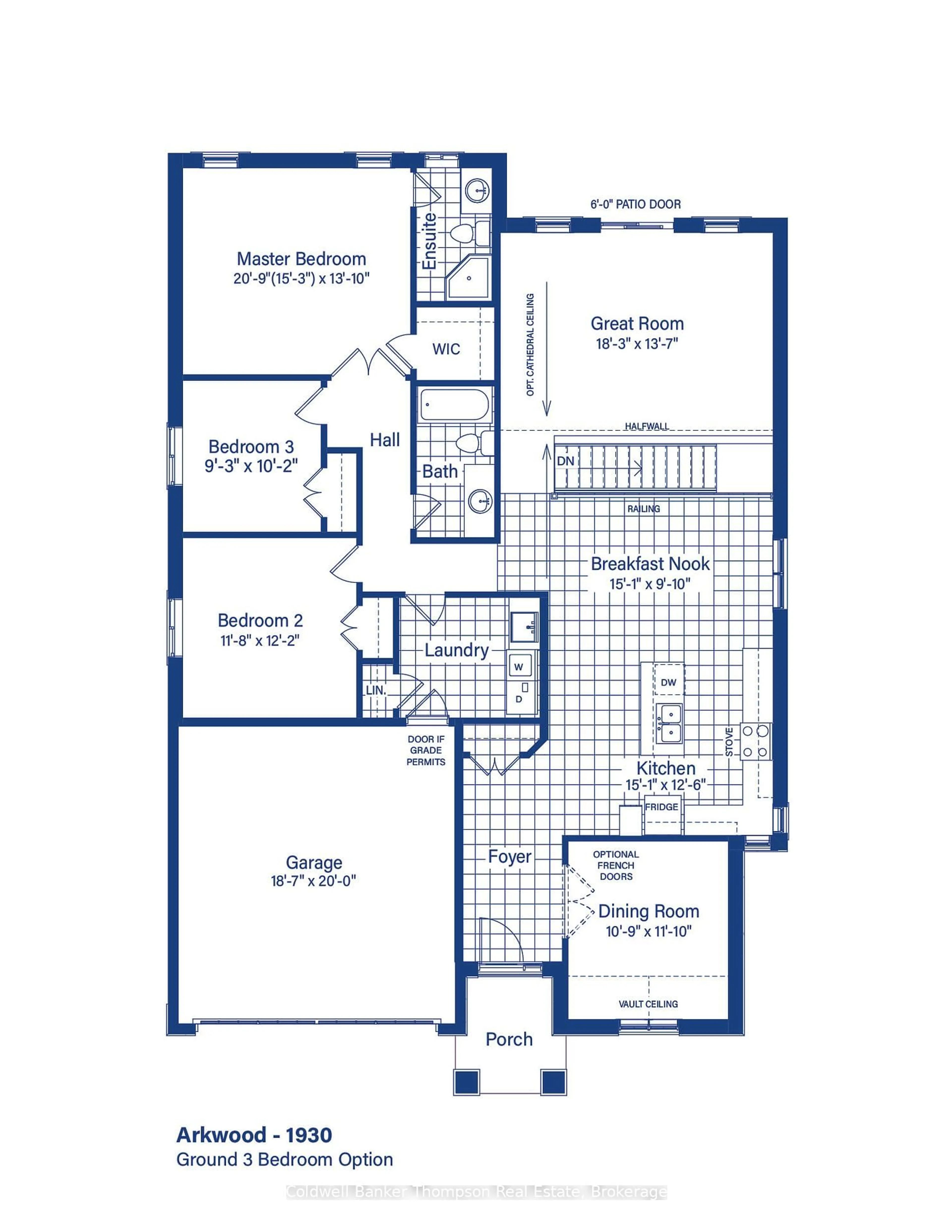 Floor plan for 19 Charles Morley Blvd, Huntsville Ontario P1H 0G5