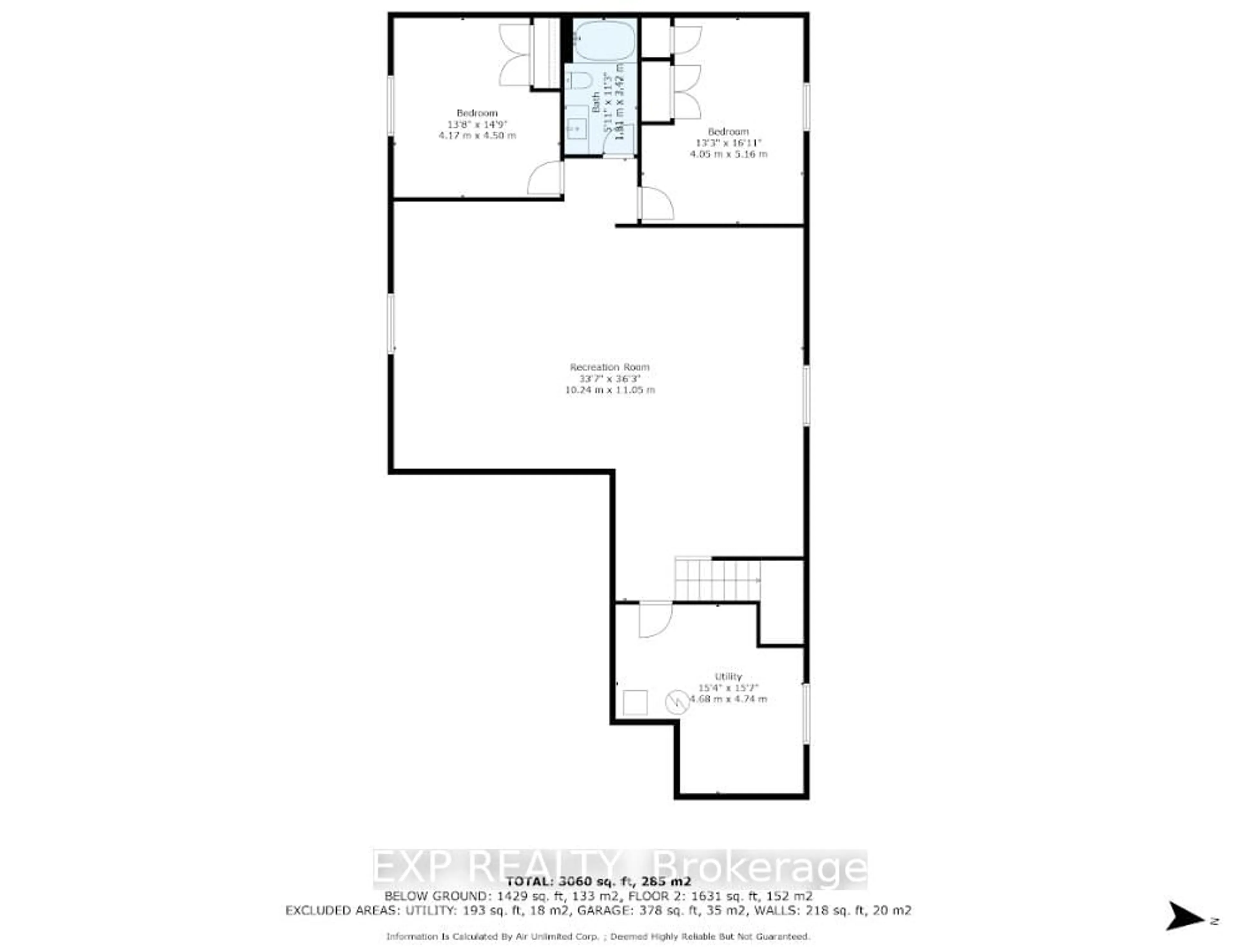 Floor plan for 1105 Marietta St, Howick Ontario N0G 2X0