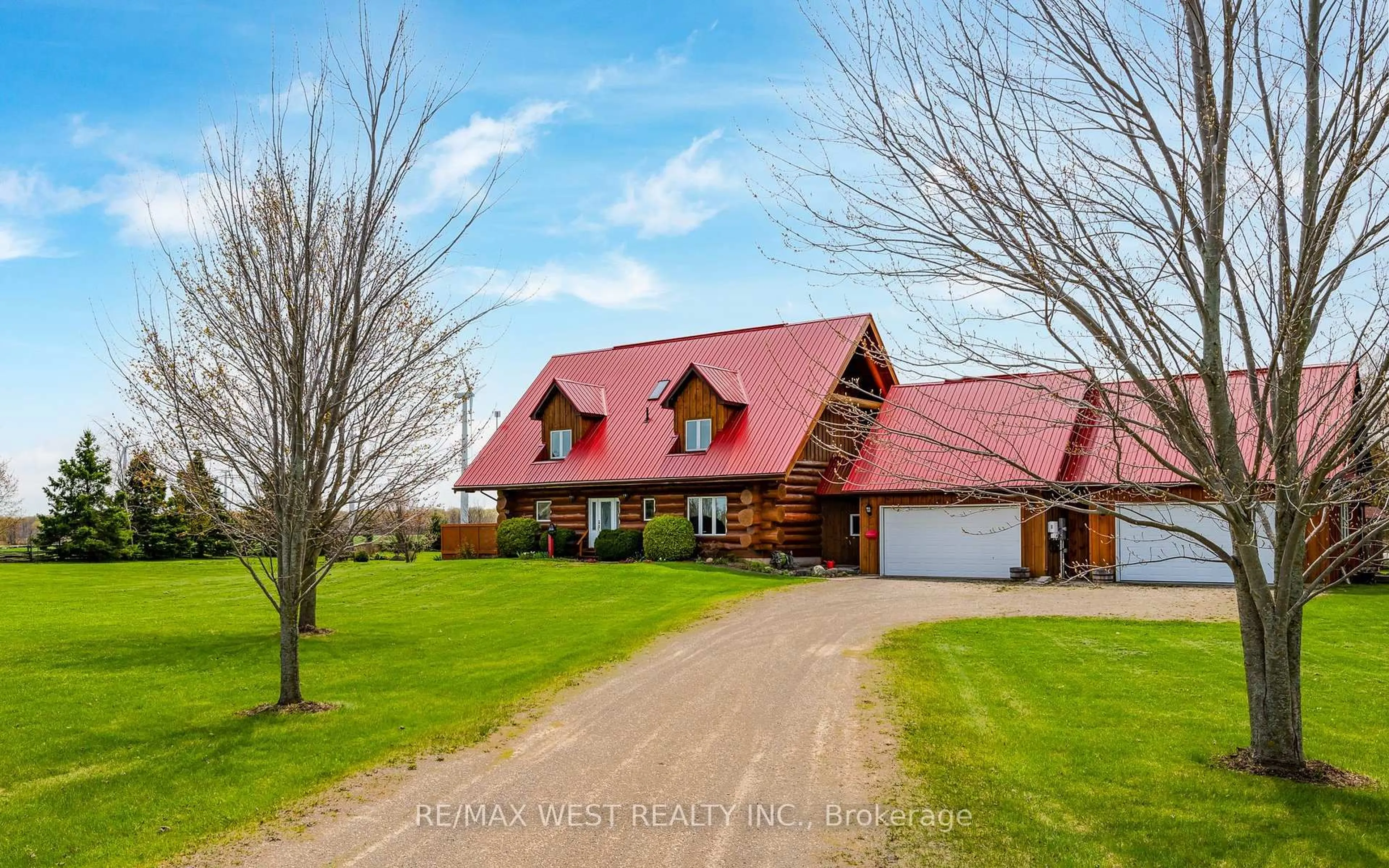 A pic from outside/outdoor area/front of a property/back of a property/a pic from drone, street for 116278 Second Line, Melancthon Ontario L9V 2C7