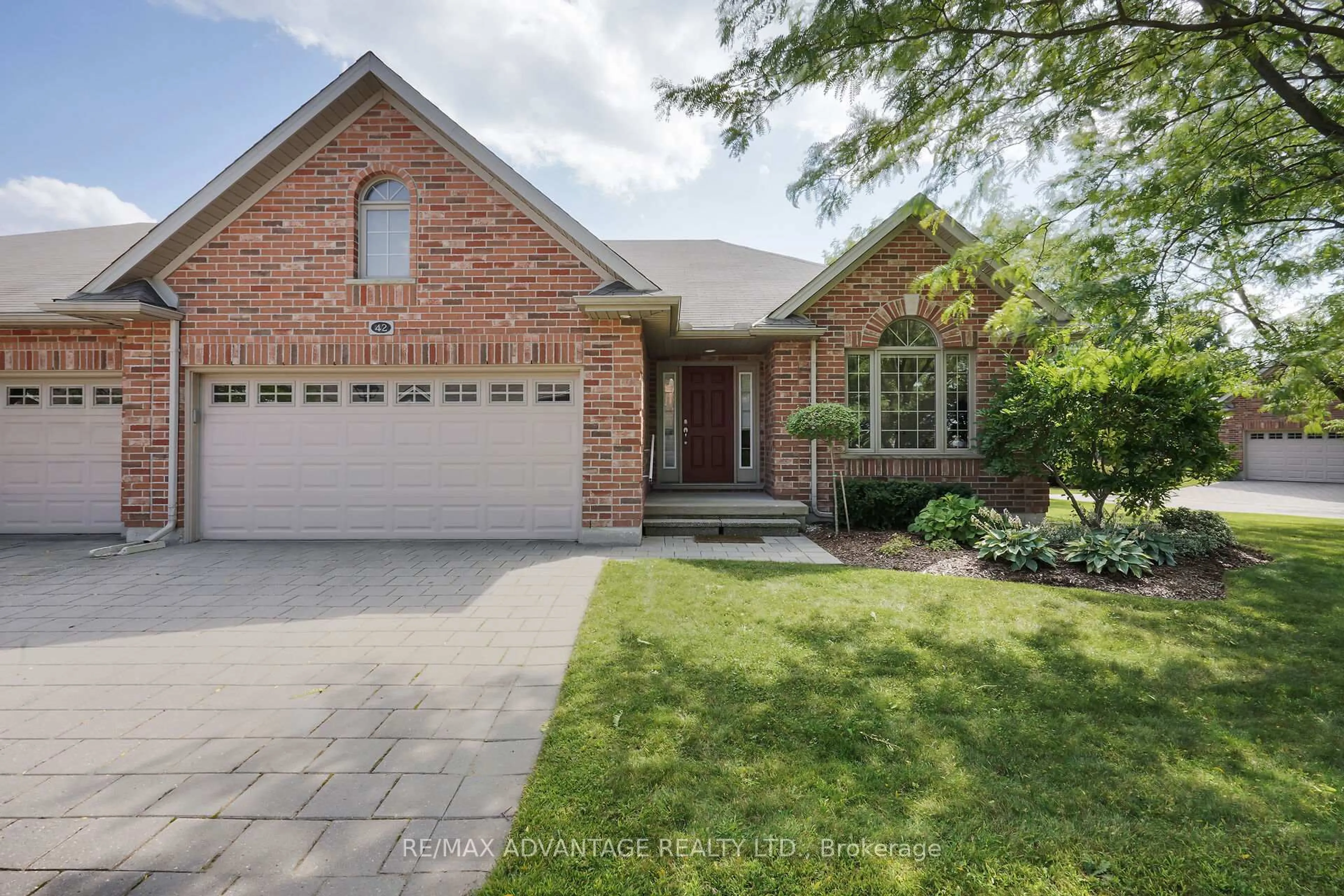 Home with brick exterior material, street for 1502 Warbler Woods Walk #42, London South Ontario N6K 0A7