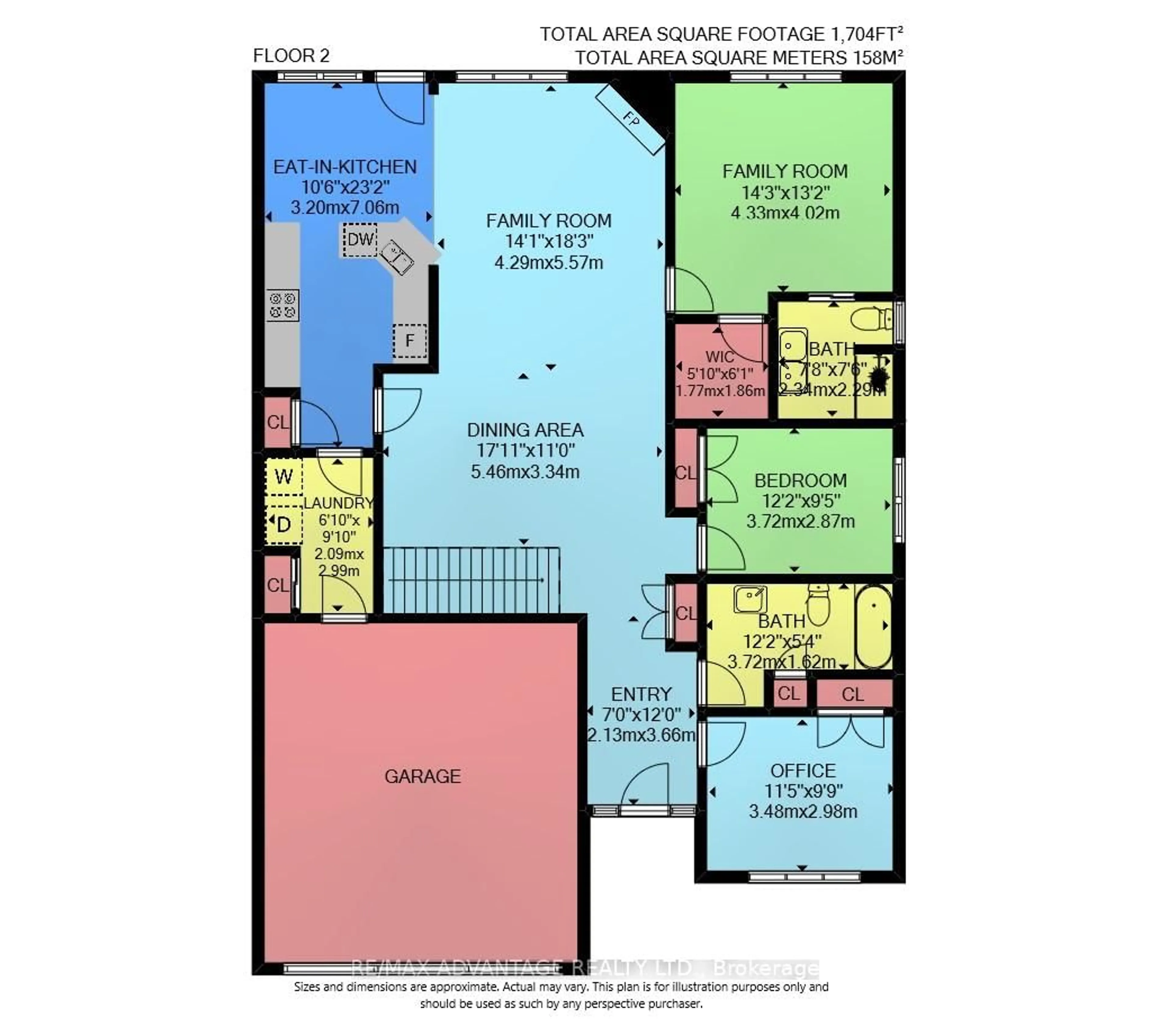 Floor plan for 1502 Warbler Woods Walk #42, London South Ontario N6K 0A7