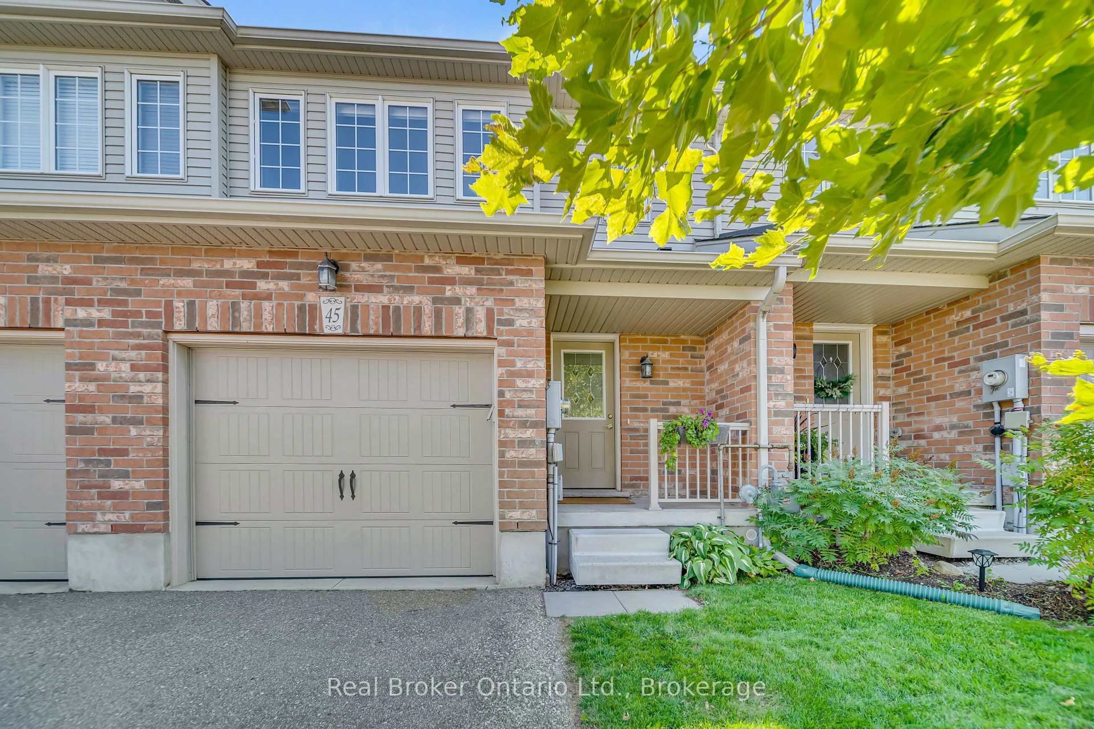 Home with brick exterior material, street for 45 Wideman Blvd, Guelph Ontario N1E 0H9