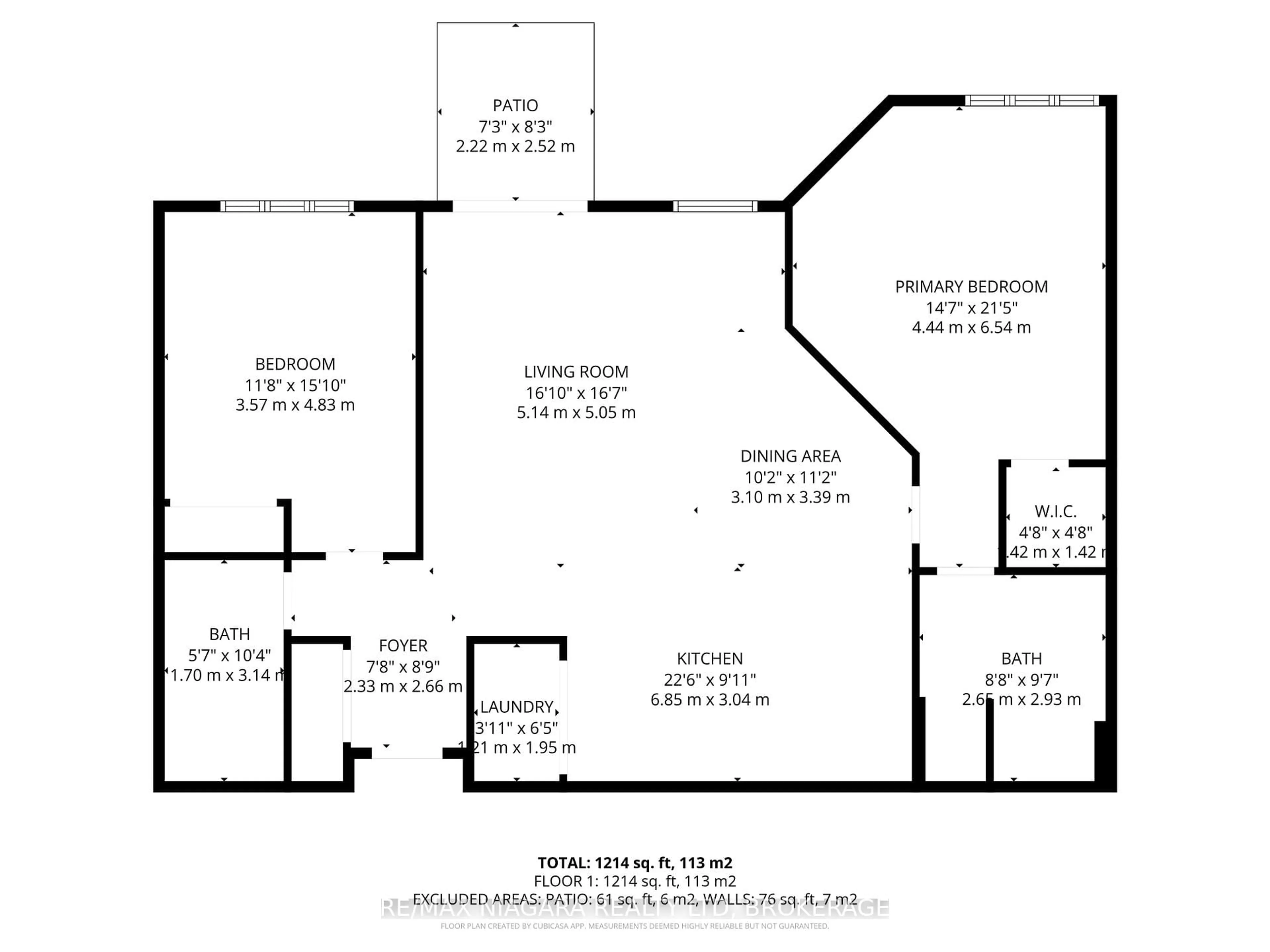 Floor plan for 8111 FOREST GLEN Dr #127, Niagara Falls Ontario L2H 2Y7