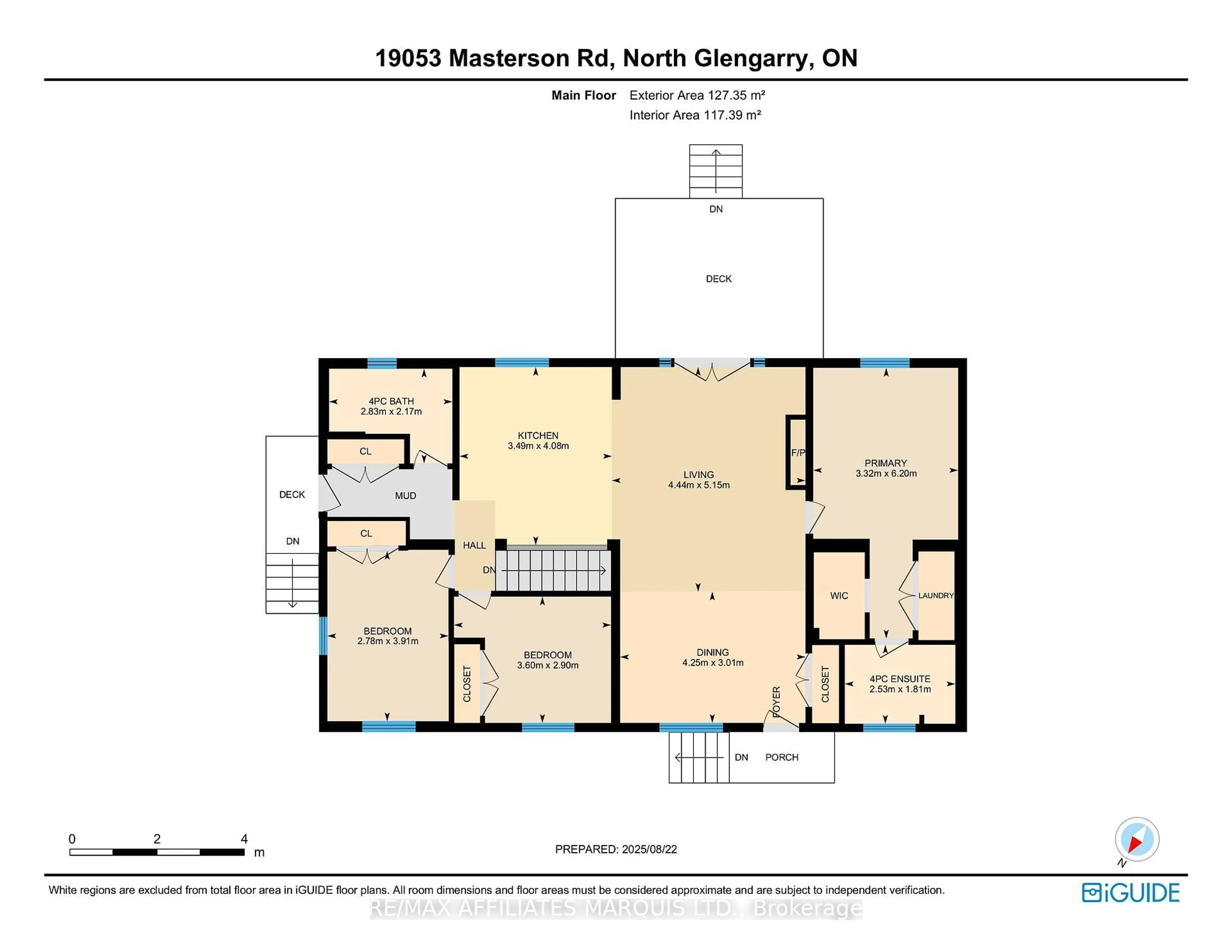 Floor plan for 19053 Masterson Rd, North Glengarry Ontario K0C 1B0