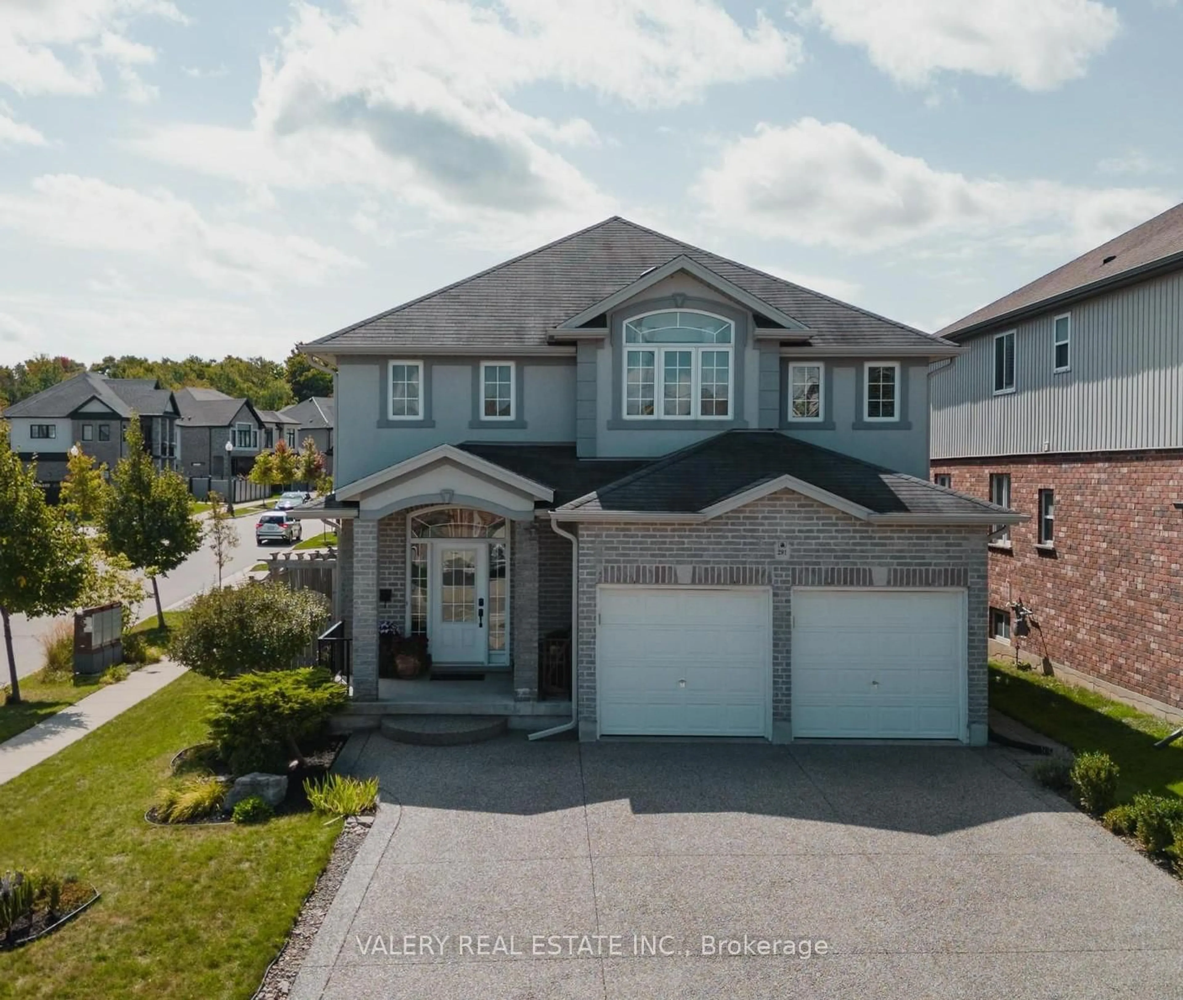 A pic from outside/outdoor area/front of a property/back of a property/a pic from drone, street for 291 Zeller Dr, Kitchener Ontario N2A 0B2