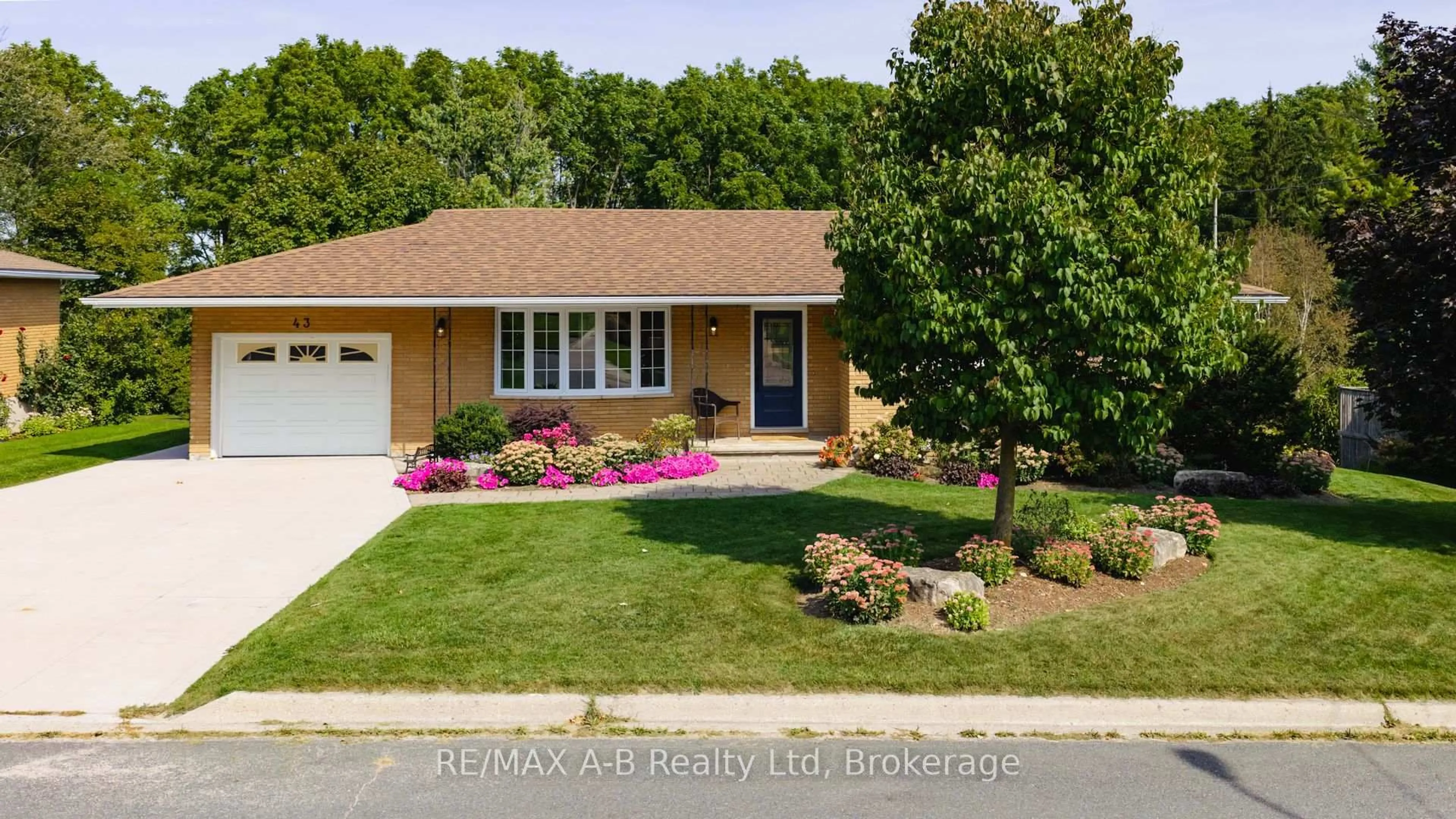 Home with brick exterior material, street for 43 Widder St, St. Marys Ontario N4X 1A5