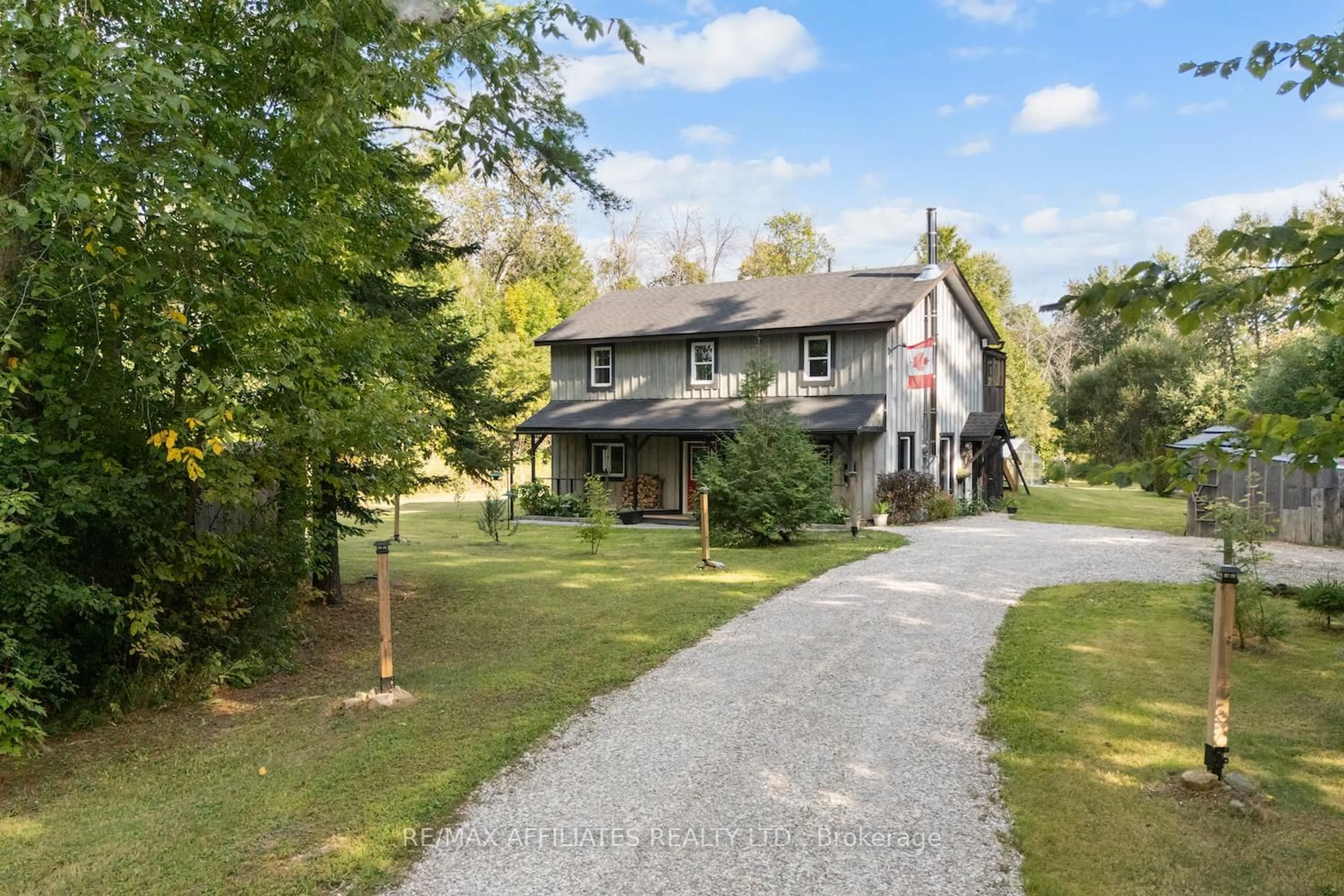 A pic from outside/outdoor area/front of a property/back of a property/a pic from drone, street for 709 Drummond Concession 5B Rd, Perth Ontario K7H 3C8