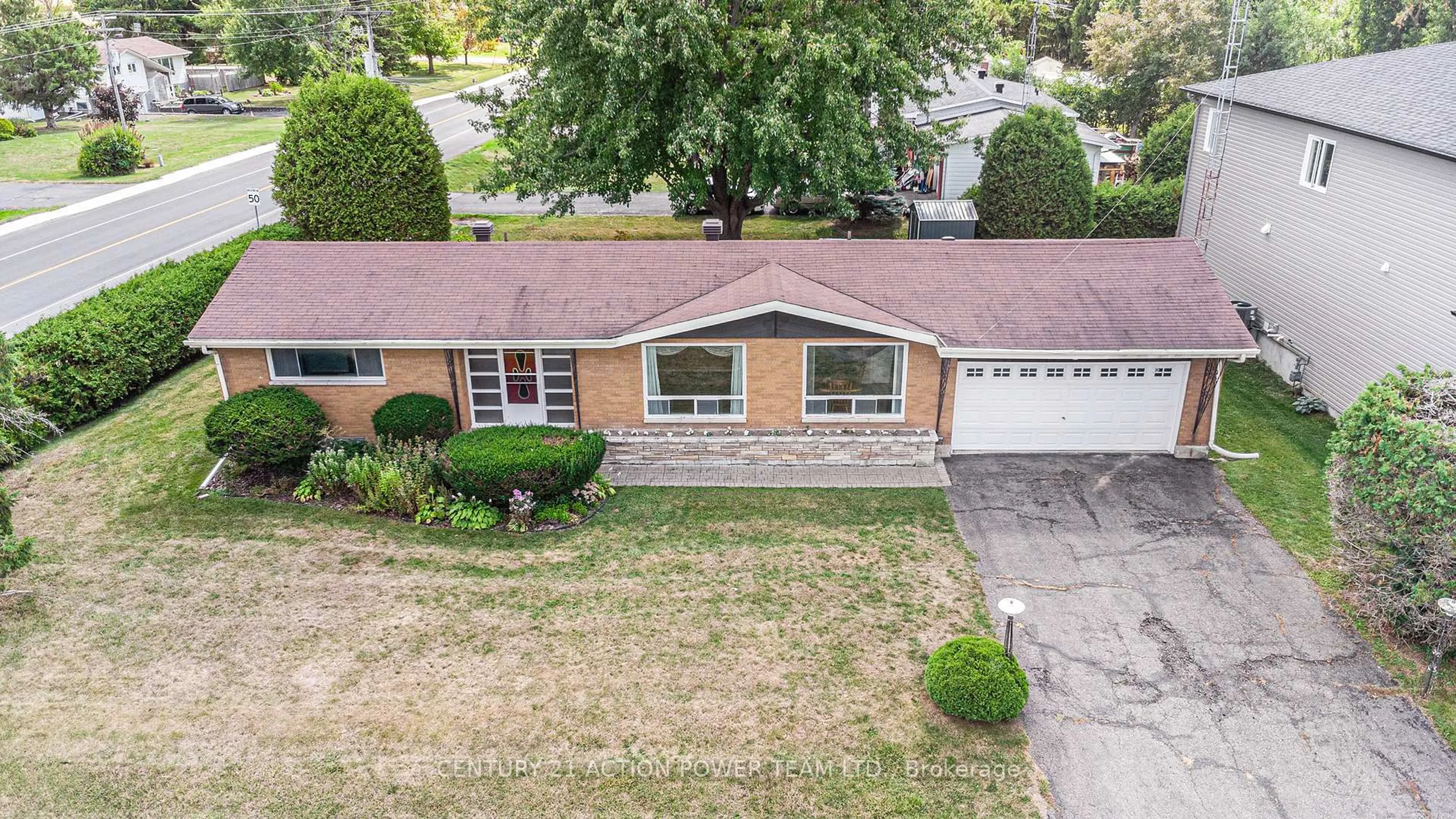 A pic from outside/outdoor area/front of a property/back of a property/a pic from drone, street for 2 Champagne St, North Stormont Ontario K0A 1R0