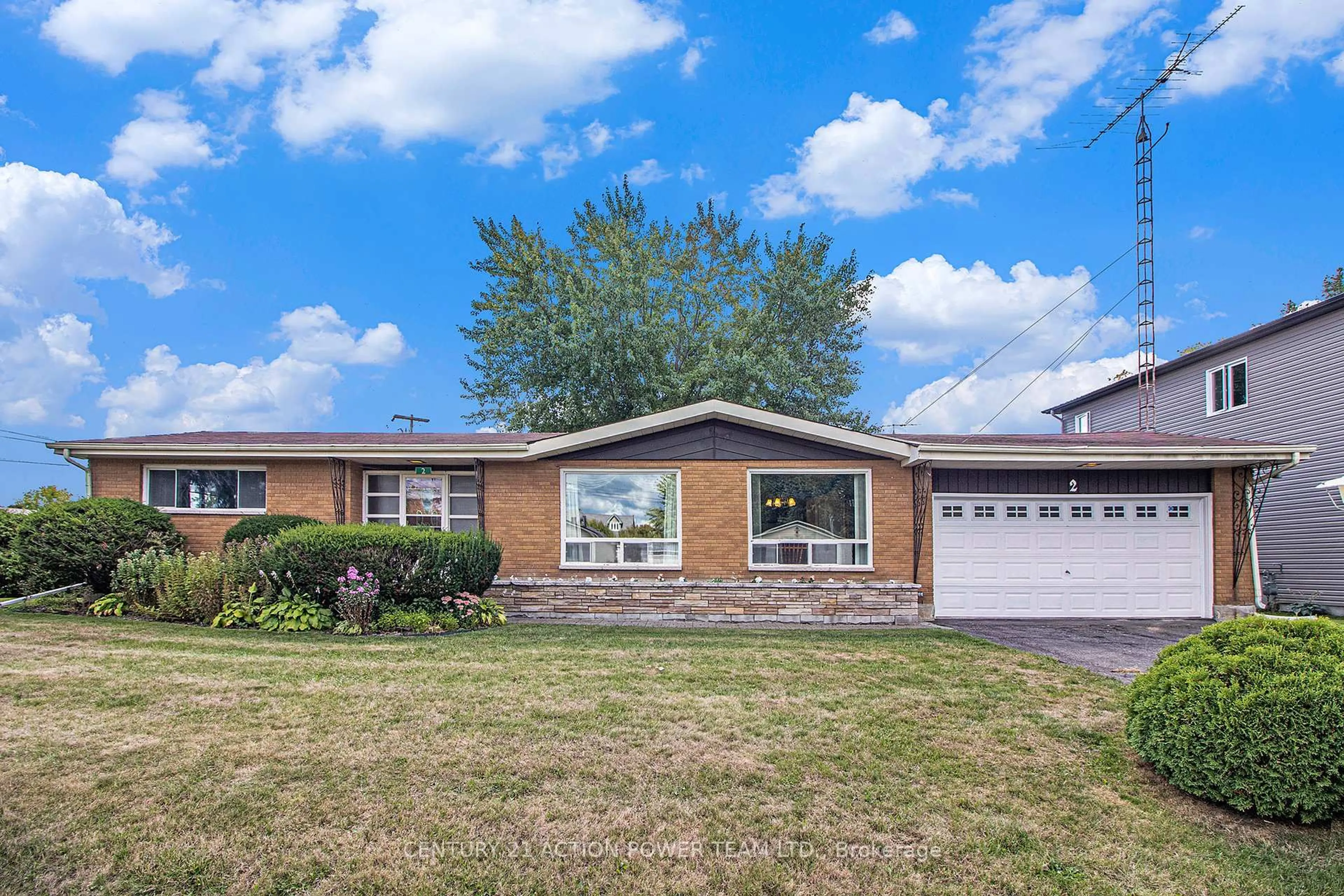 Home with vinyl exterior material, street for 2 Champagne St, North Stormont Ontario K0A 1R0