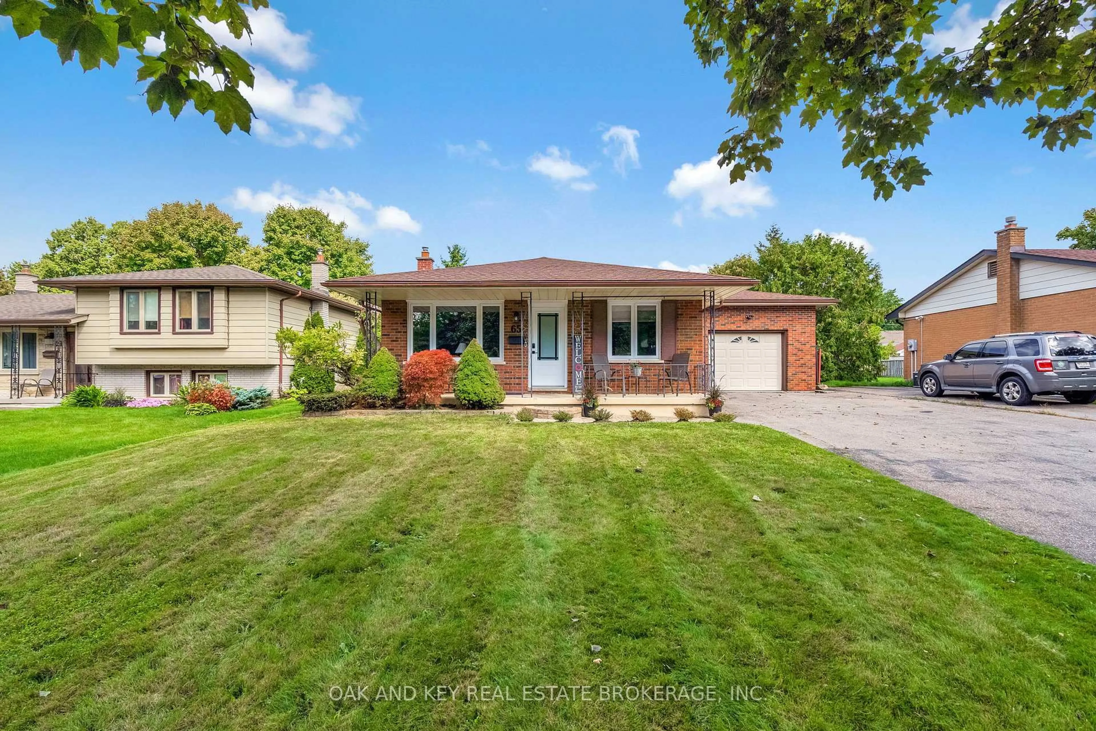 Home with brick exterior material, street for 65 Southview Cres, London South Ontario N6J 3L6