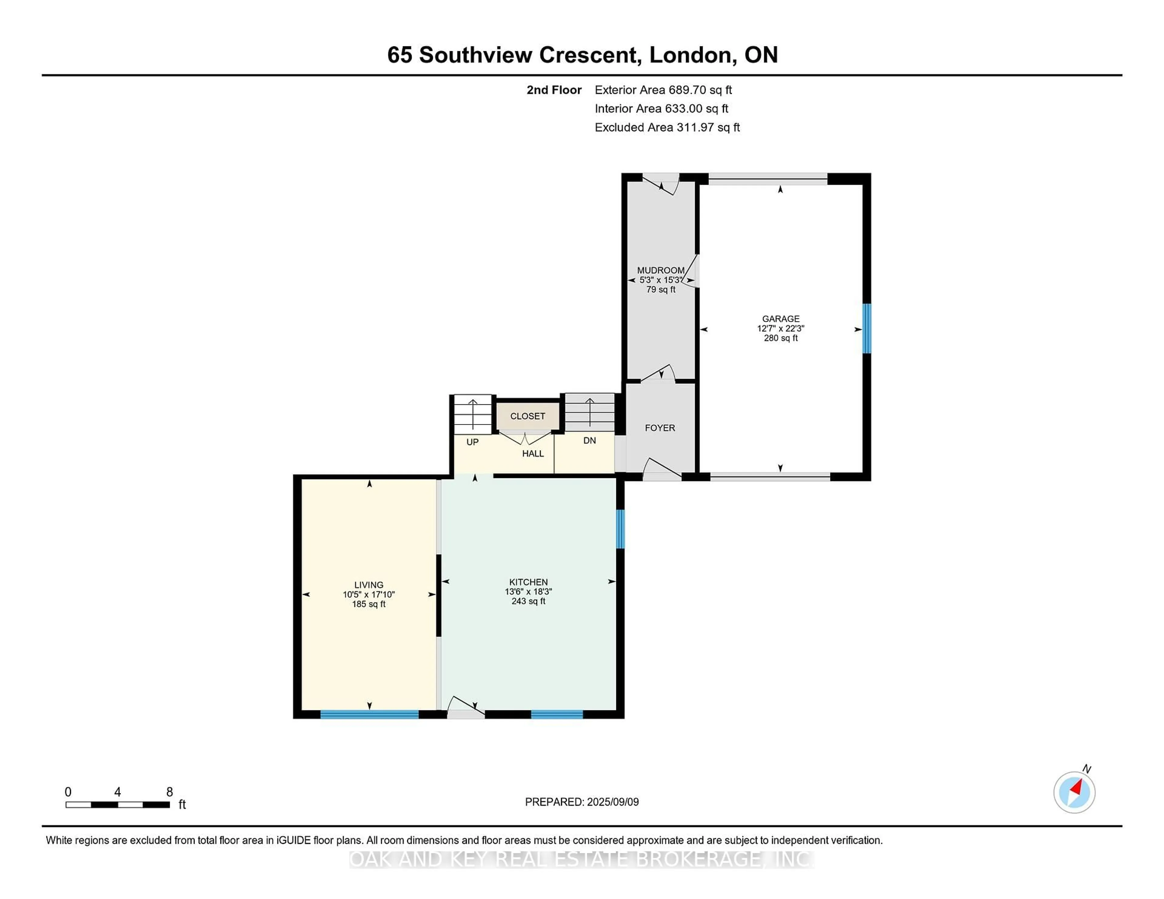 Floor plan for 65 Southview Cres, London South Ontario N6J 3L6