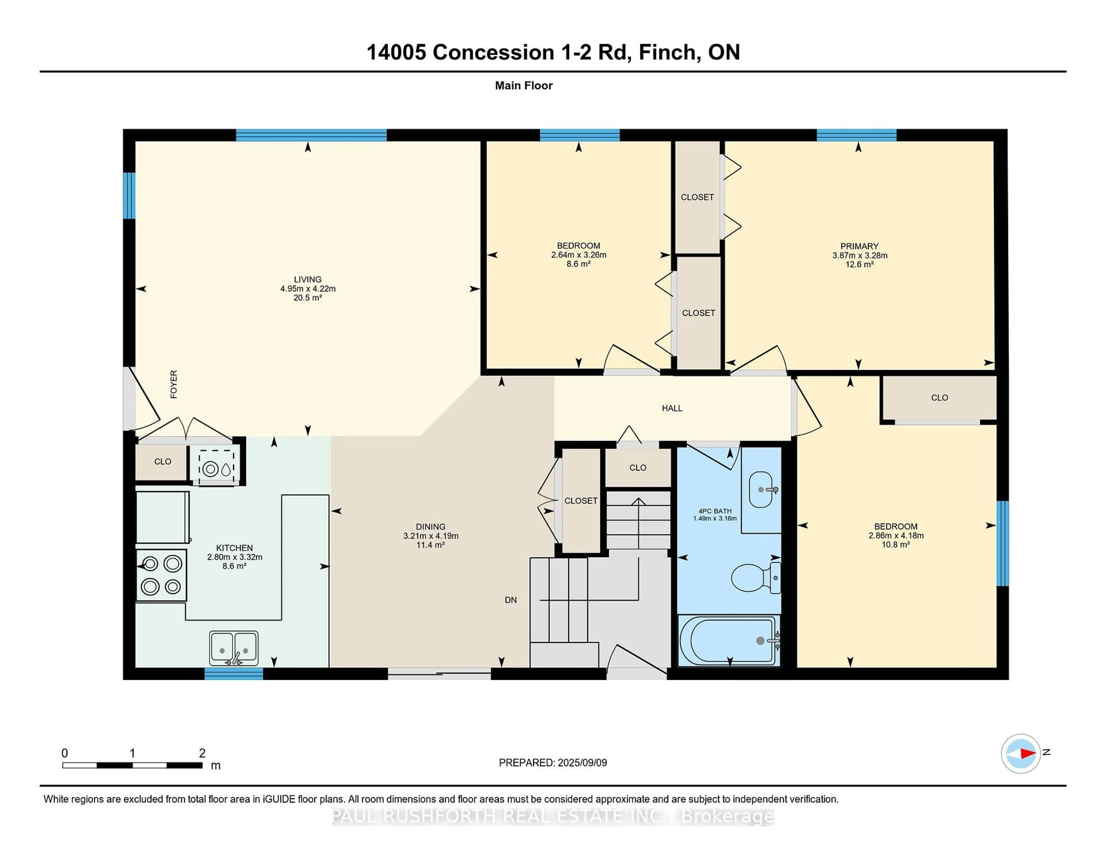 Floor plan for 14005 Concession Rd, North Stormont Ontario L1B 1L9