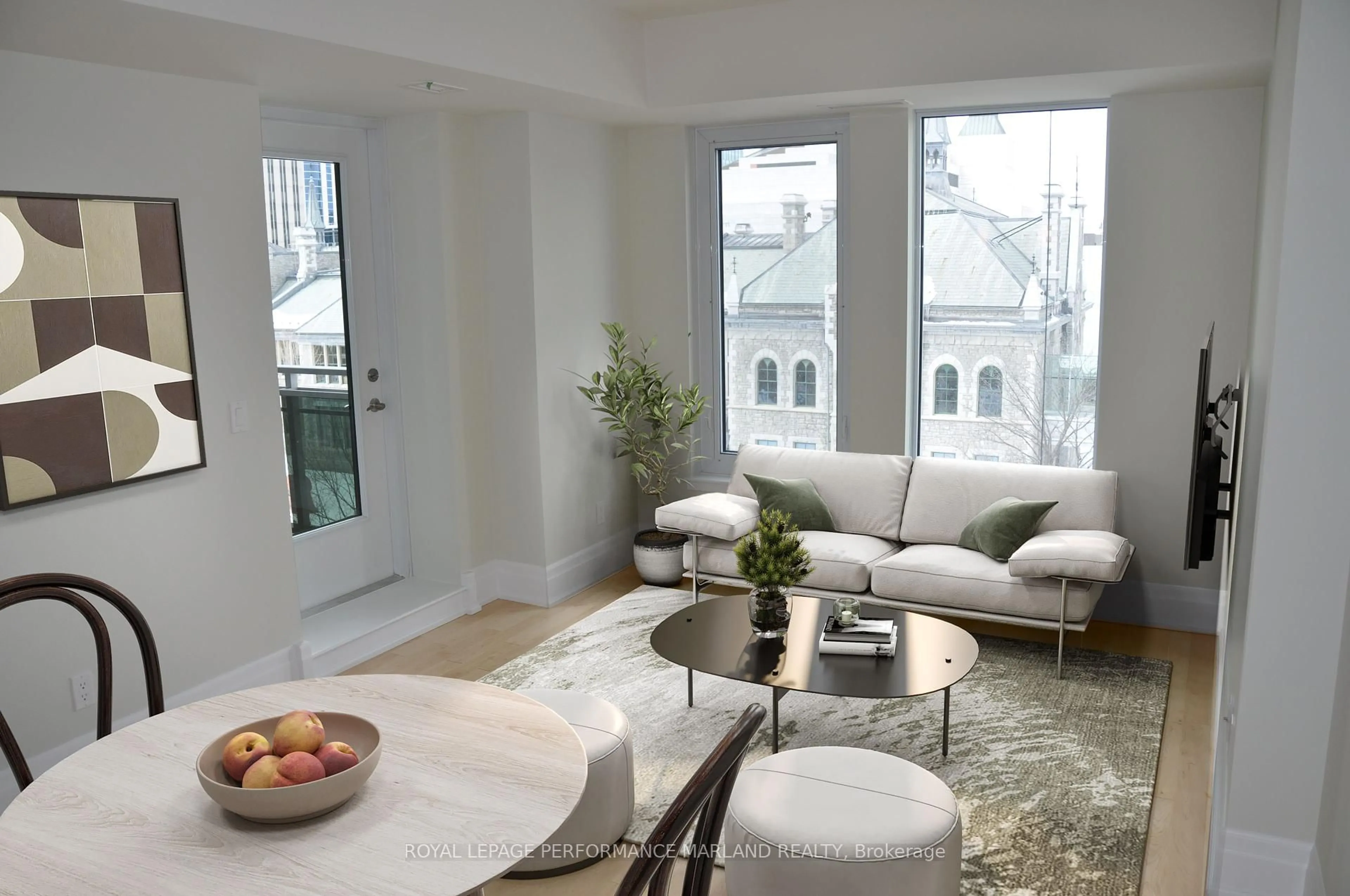 Living room with furniture, unknown for 108 Lisgar St #505, Ottawa Ontario K2P 0C2