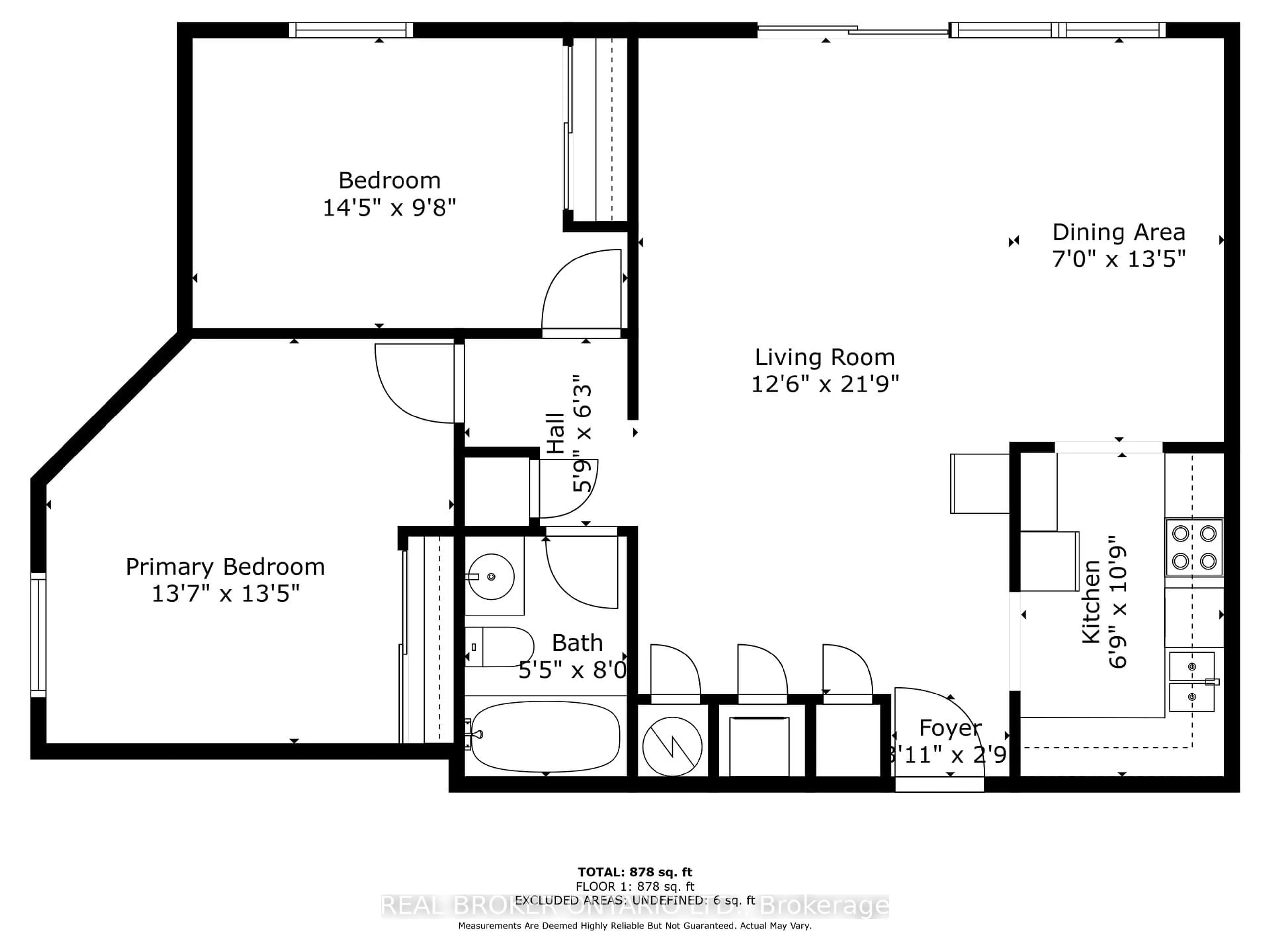 Floor plan for 9 Bonheur Crt #902, Brantford Ontario N3P 1Z5