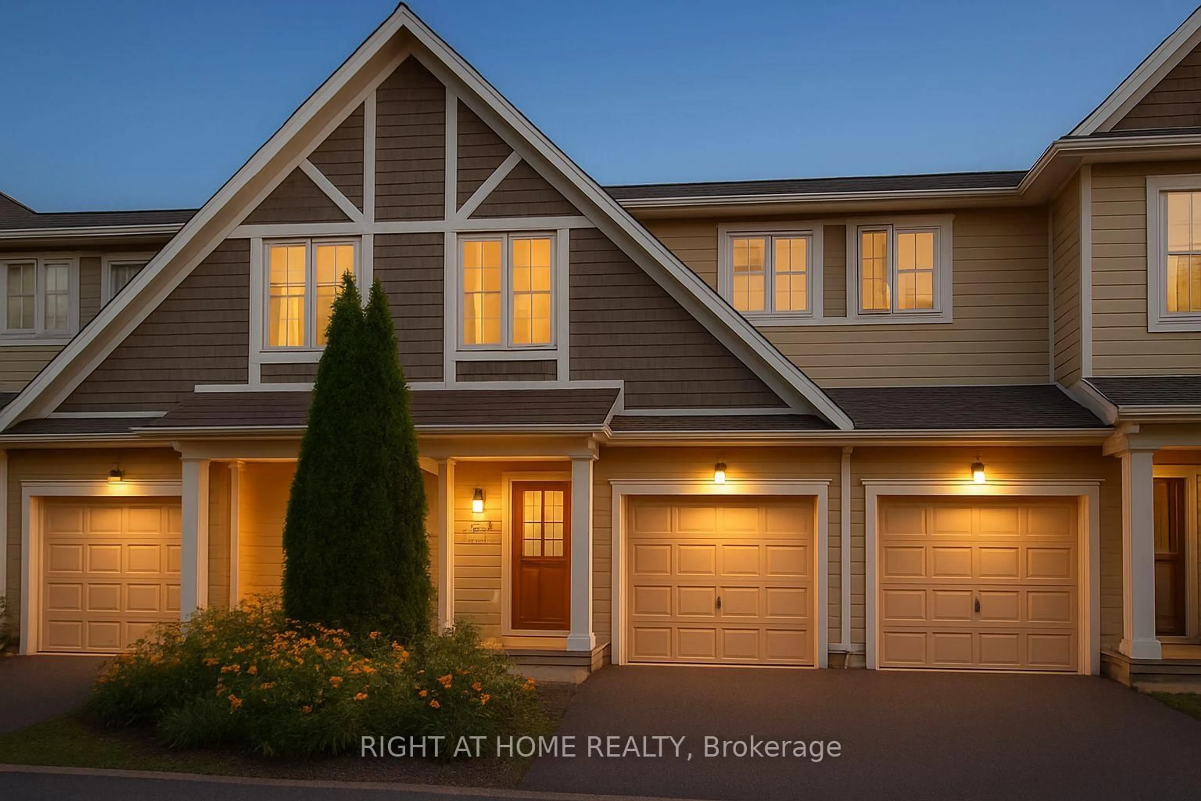 Home with vinyl exterior material, street for 421 Hillsboro Private, Ottawa Ontario K2M 3A7
