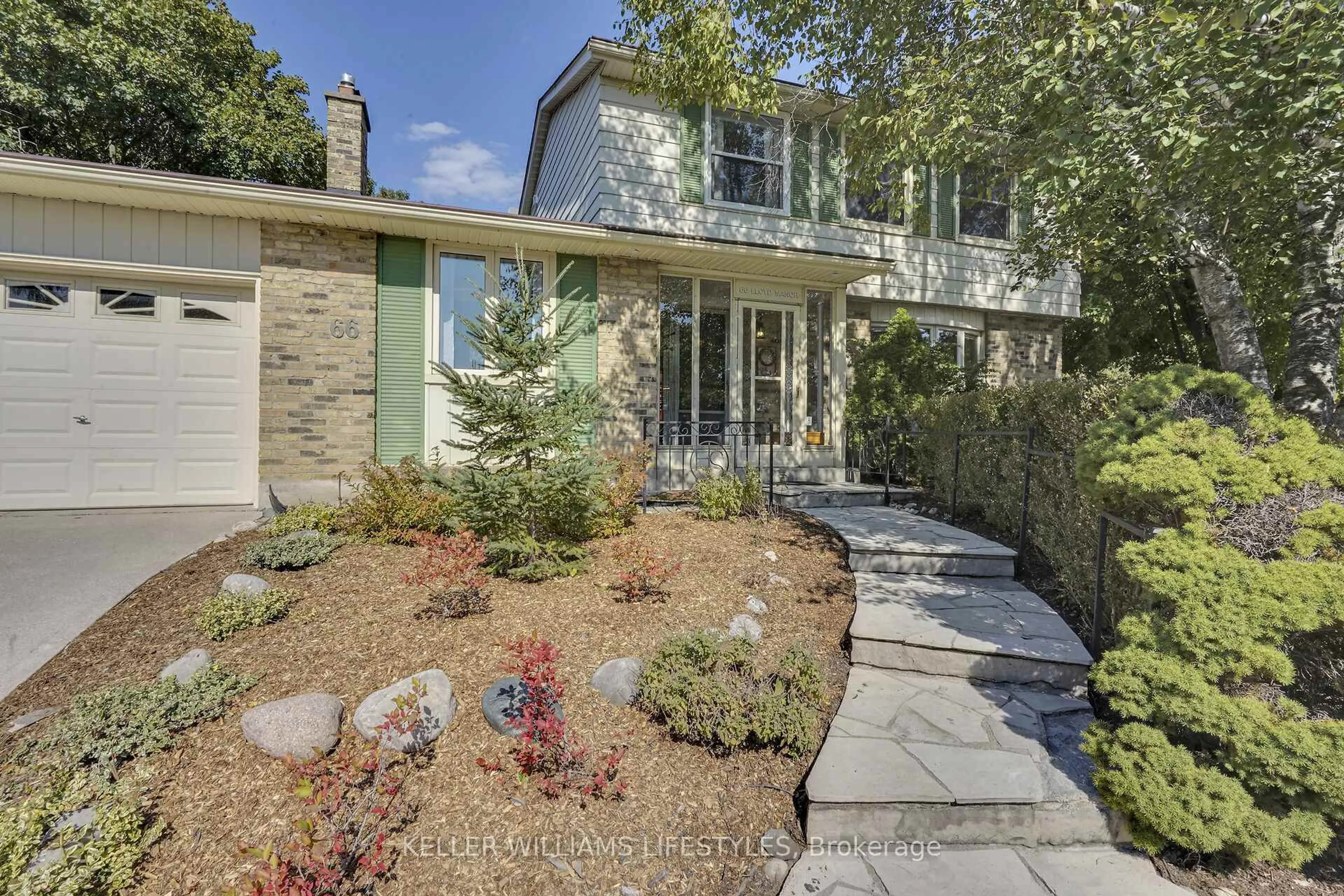 Home with brick exterior material, street for 66 Lloyd Manor Cres, London North Ontario N6H 3Z3