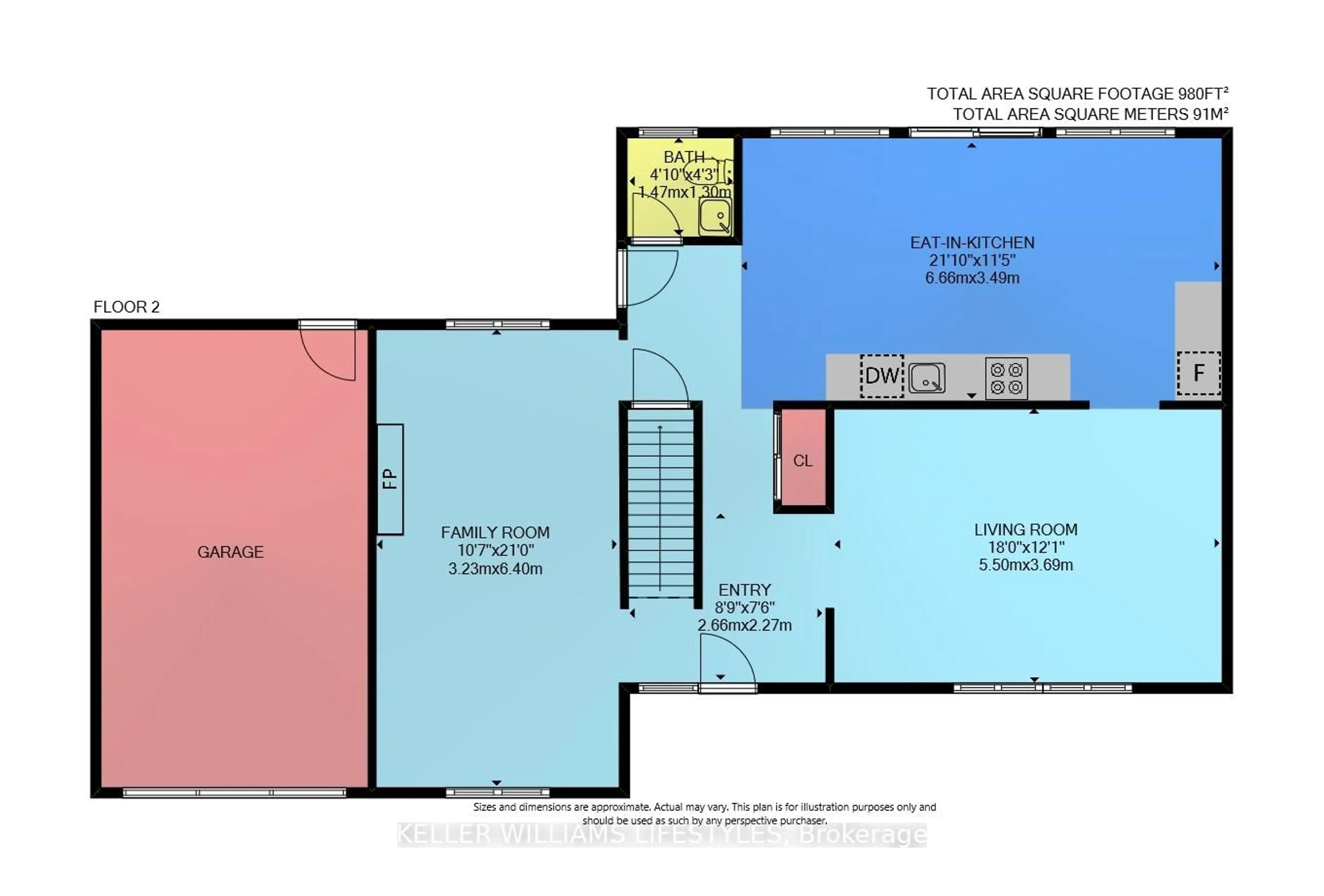 Floor plan for 66 Lloyd Manor Cres, London North Ontario N6H 3Z3
