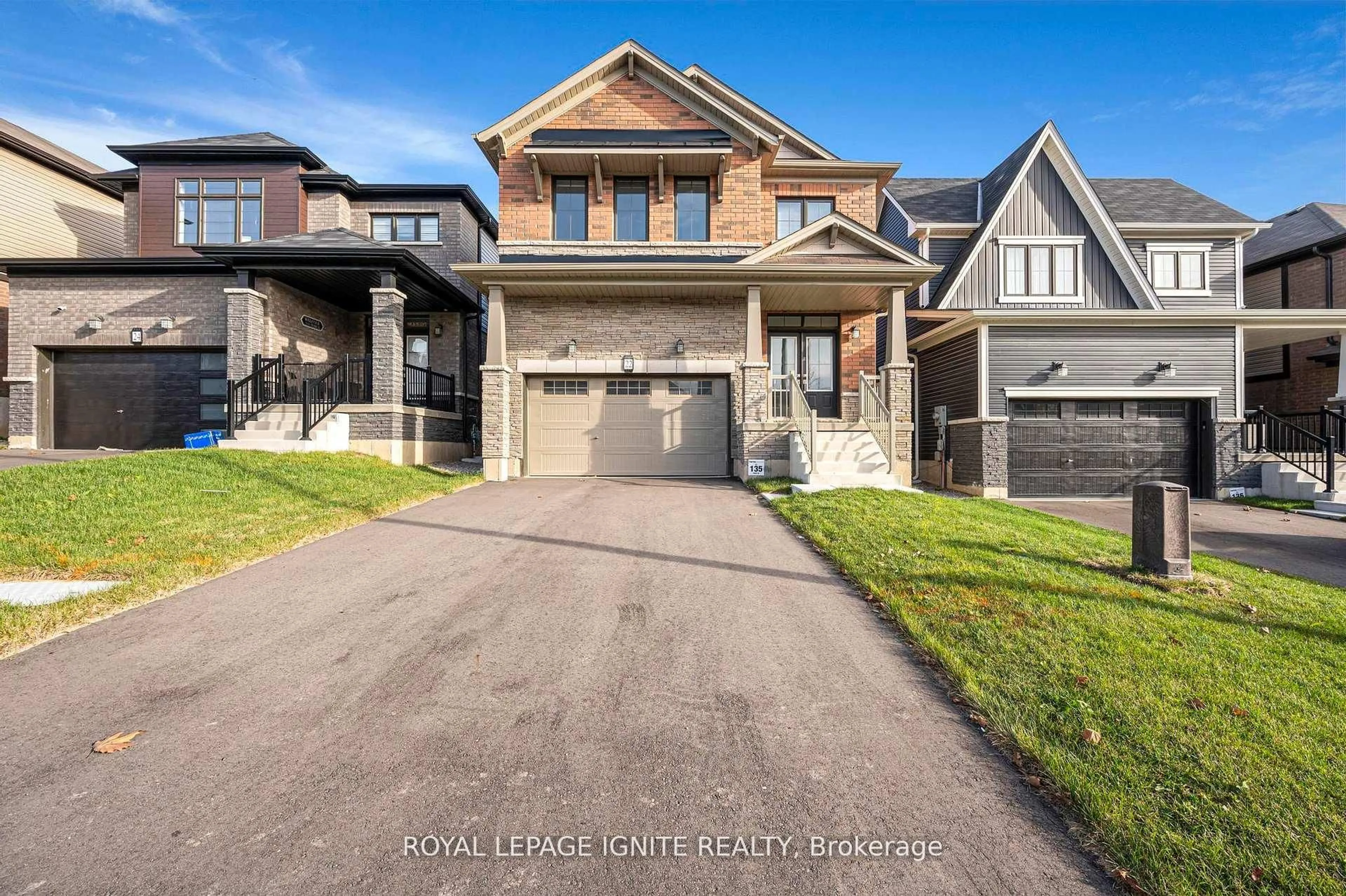 Home with brick exterior material, street for 22 Sundin Dr, Haldimand Ontario N3W 0H1