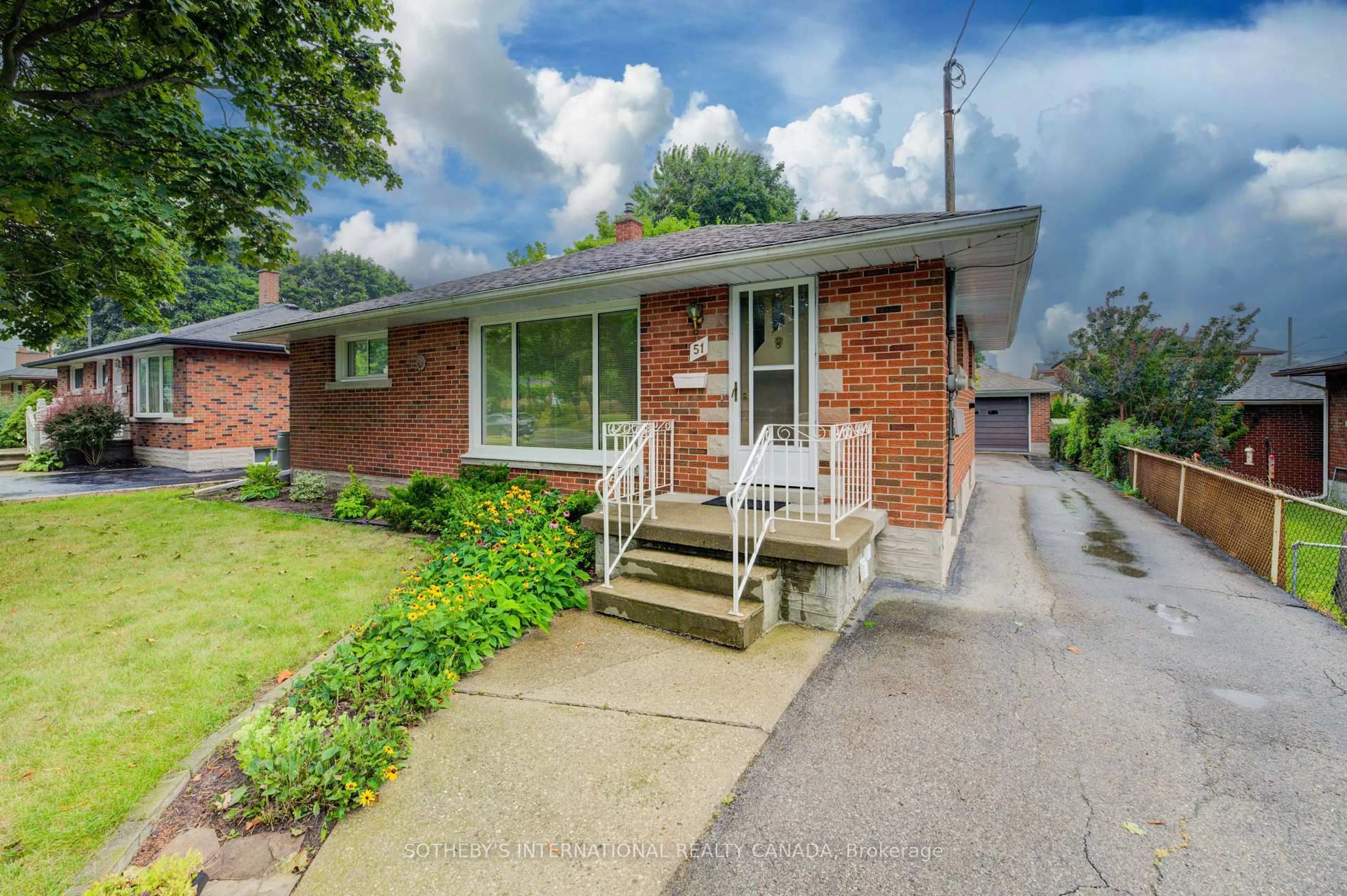 Home with brick exterior material, street for 51 Ottawa Cres, Guelph Ontario N1E 2A7