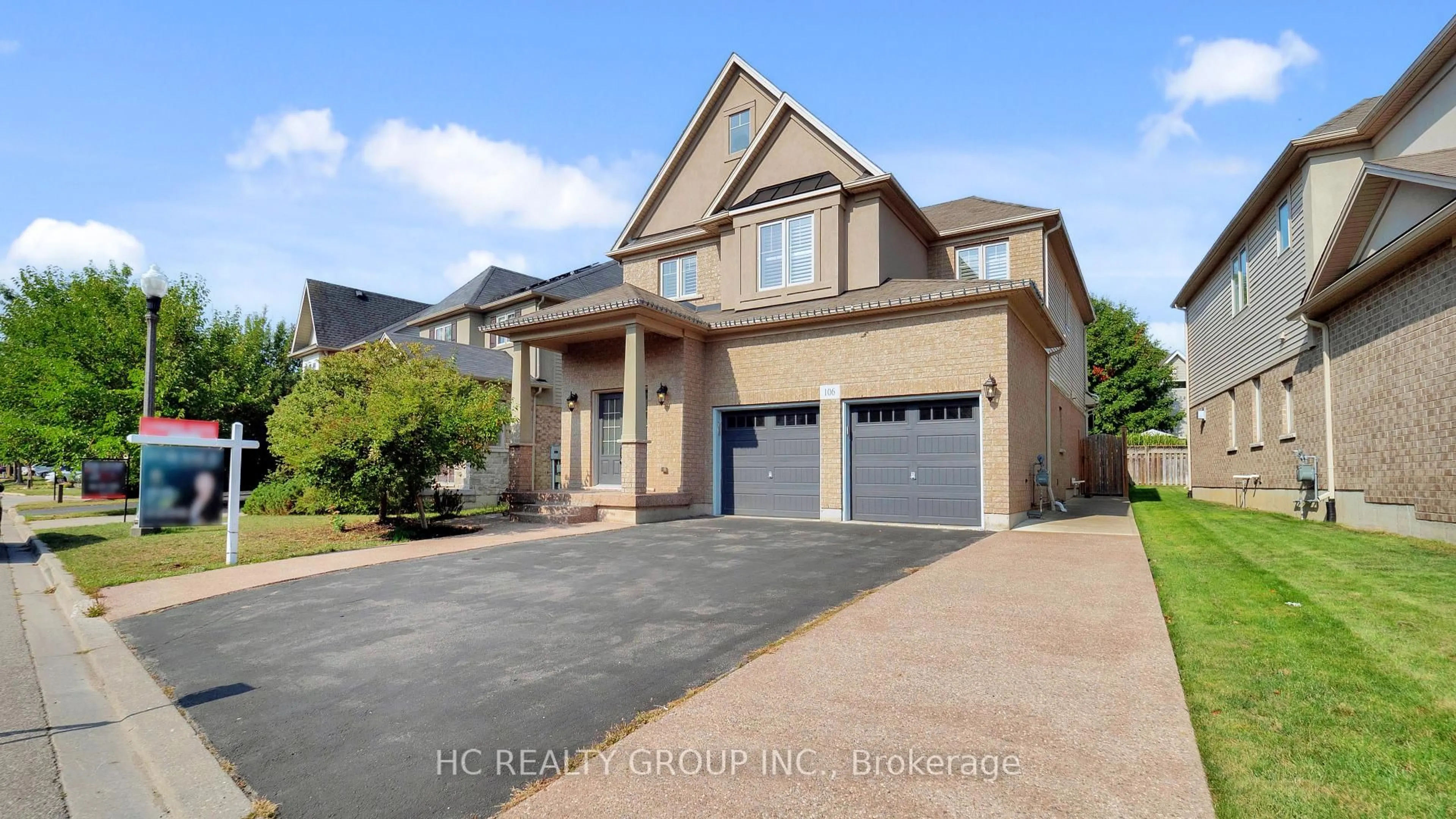 Home with brick exterior material, street for 106 coopershawk St, Kitchener Ontario N2K 4J8