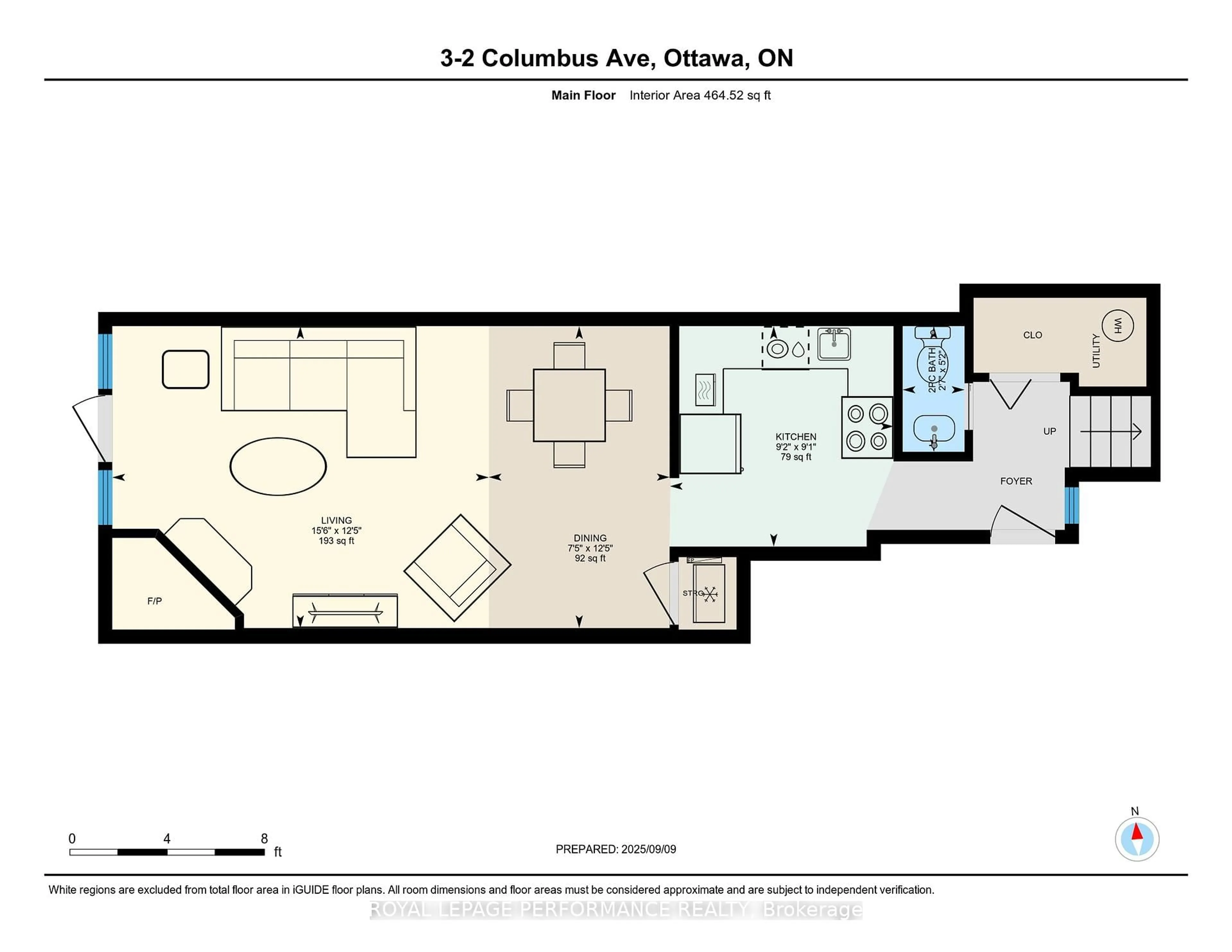 Floor plan for 2 Columbus Ave #3, Ottawa Ontario K1K 1R3