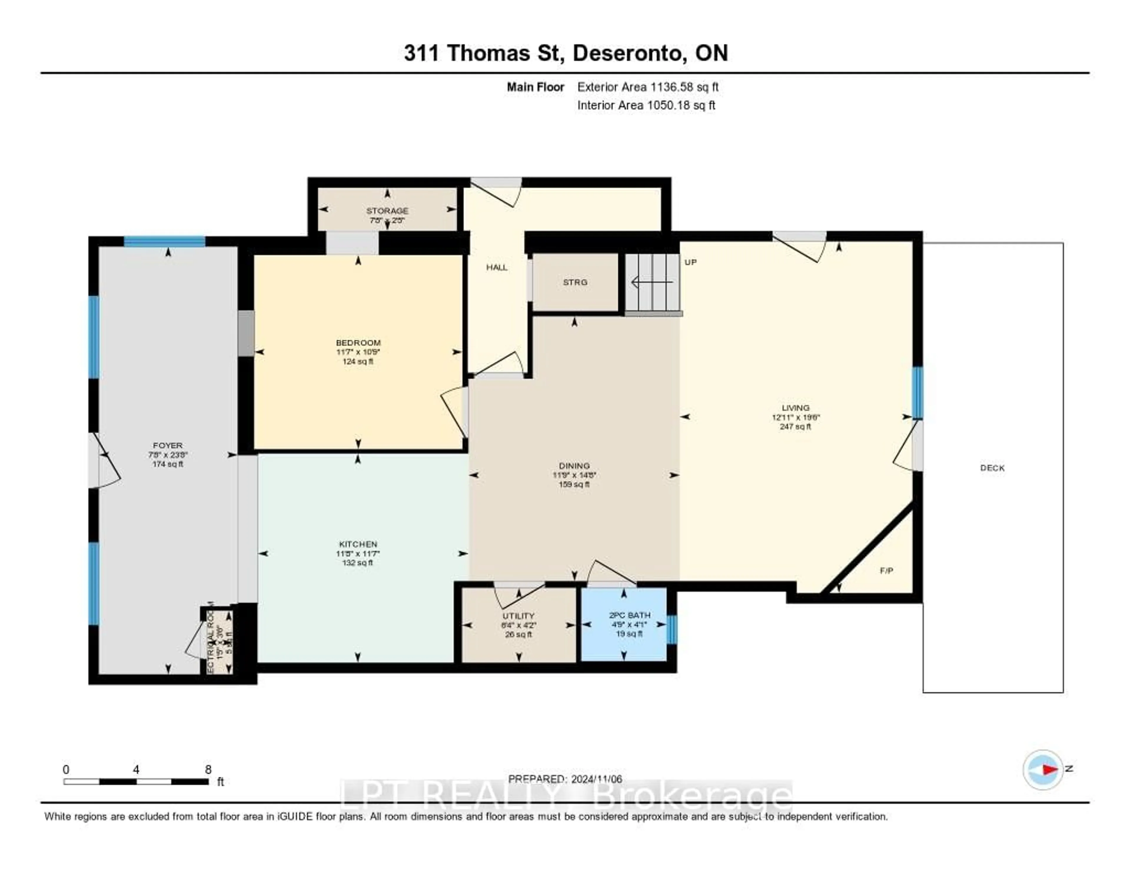 Floor plan for 311 Thomas St, Deseronto Ontario K0K 1X0