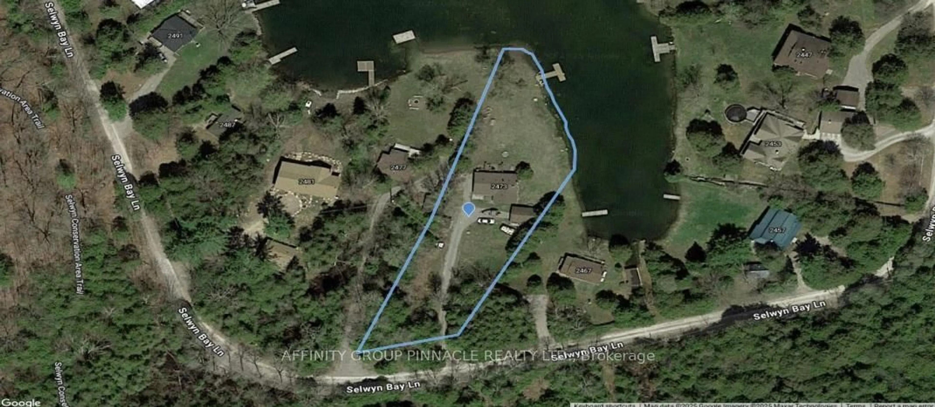 Picture of a map for 2473 Selwyn Bay Lane, Selwyn Ontario K0L 2H0