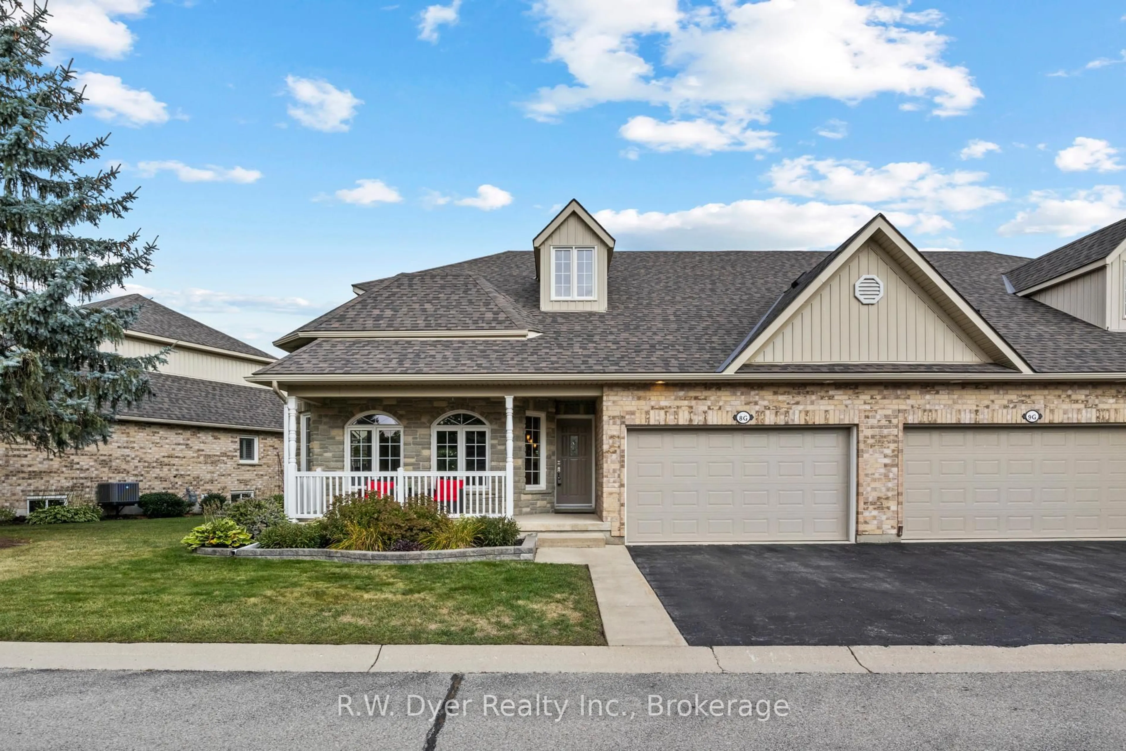 Home with brick exterior material, street for 350 Doon Valley Dr #8G, Kitchener Ontario N2P 2M9